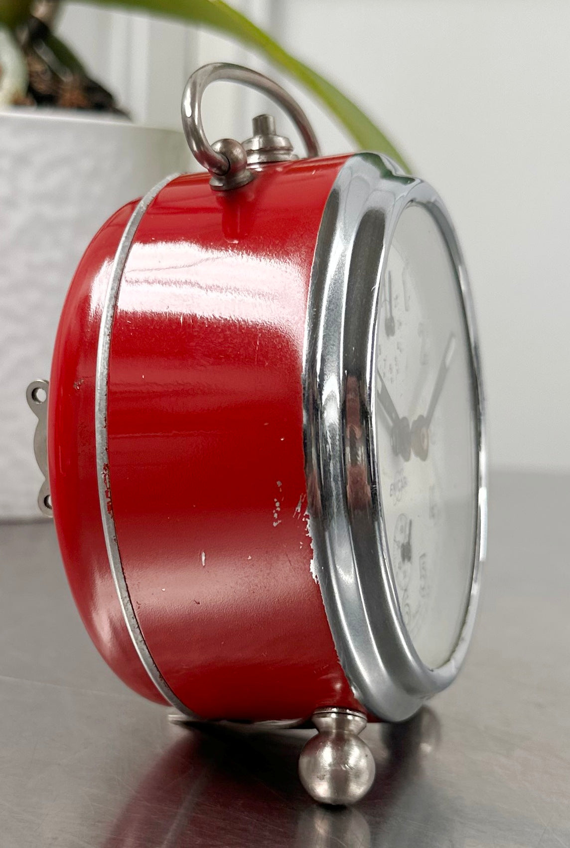 Vintage ENICAR Swiss Made Alarm Desk Clock | Adelaide Clocks