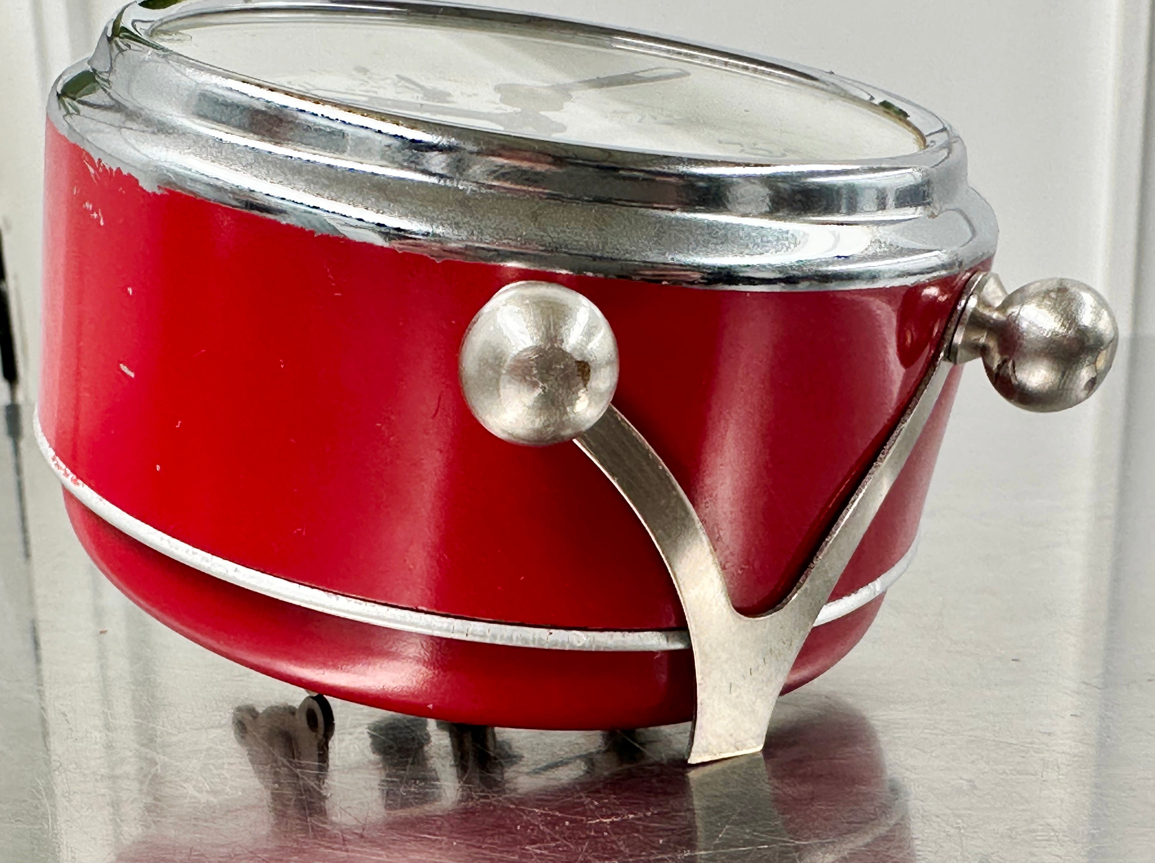 Vintage ENICAR Swiss Made Alarm Desk Clock | Adelaide Clocks