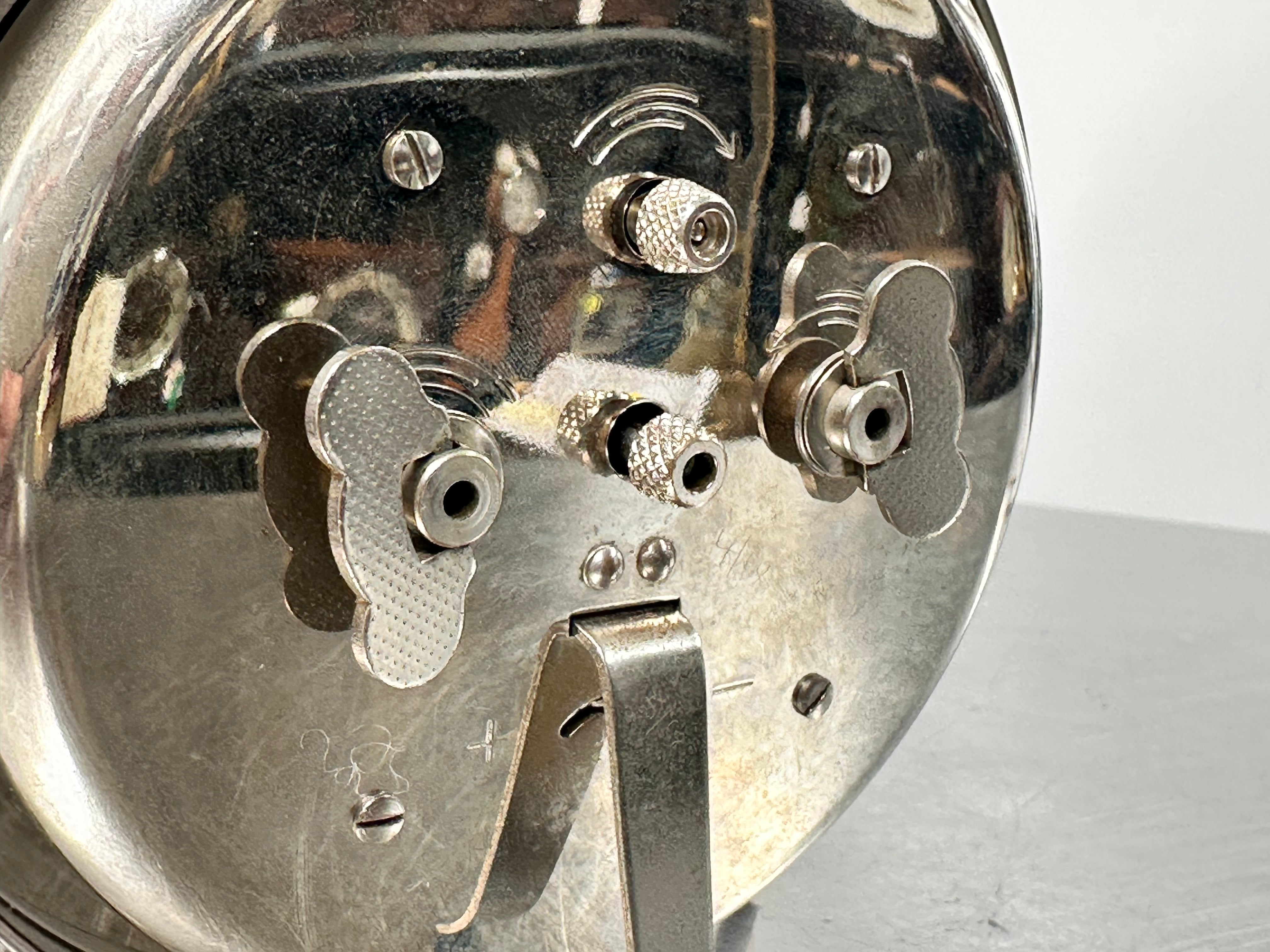 Vintage Repeat German Made Alarm Desk Clock | Adelaide Clocks