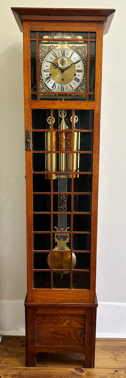 Vintage Grandfather URGOS Tempus Fugit Westminster Chime Clock | Adelaide Clocks