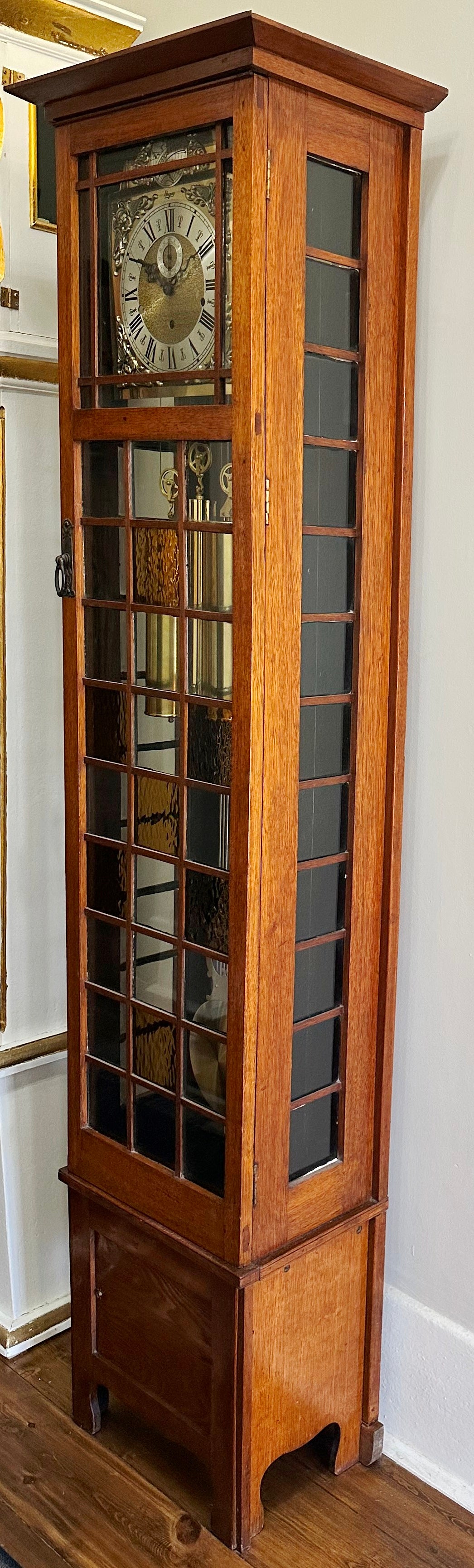 Vintage Grandfather URGOS Tempus Fugit Westminster Chime Clock | Adelaide Clocks