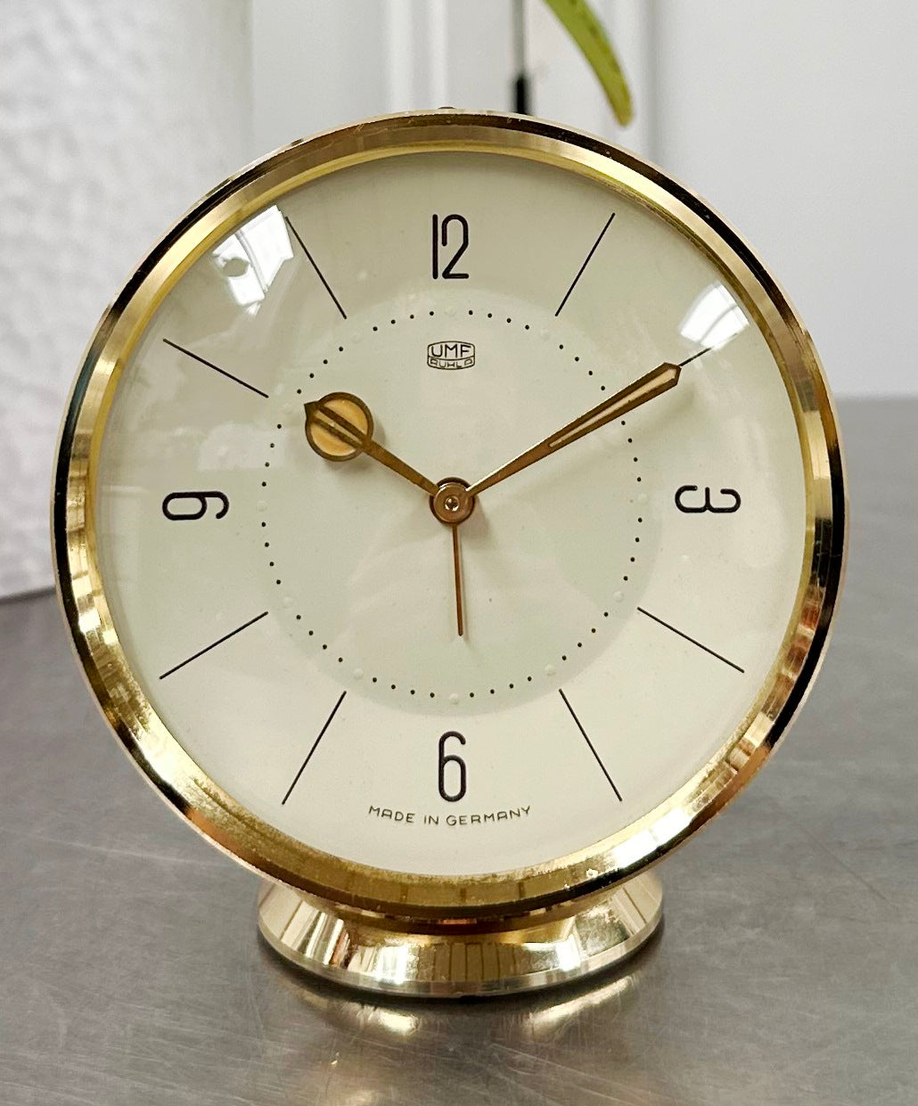 Vintage UMF RUHLA German Alarm Desk Clock | Adelaide Clocks