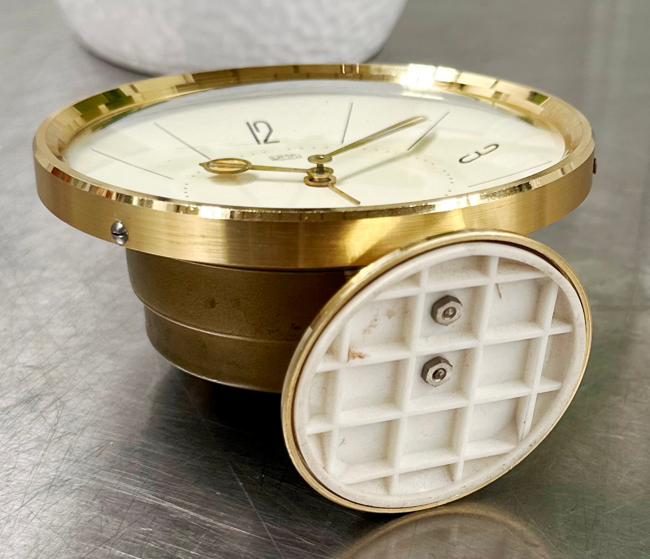 Vintage UMF RUHLA German Alarm Desk Clock | Adelaide Clocks