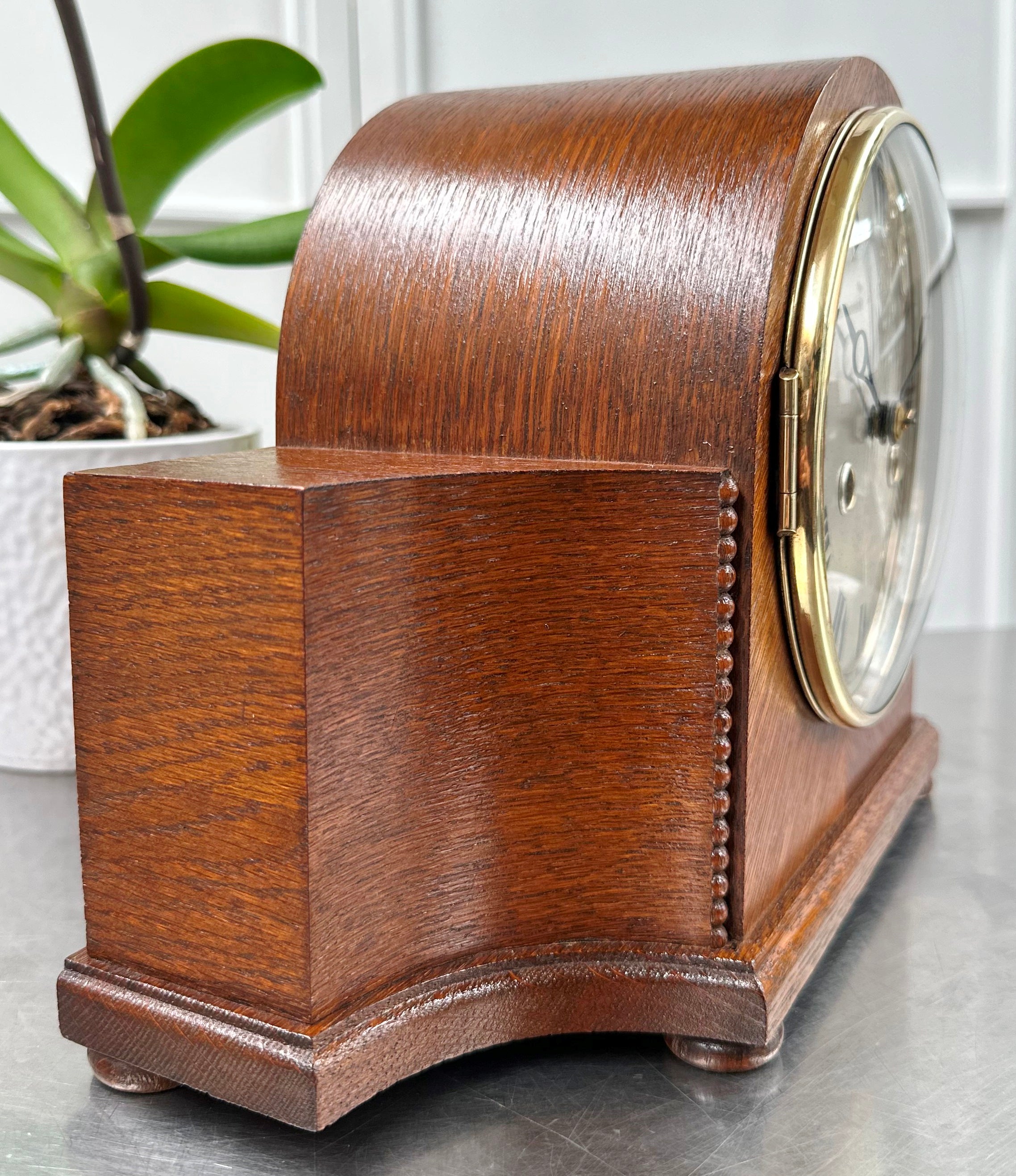 Vintage HAC Hammer on Coil Strike Mantel Clock | Adelaide Clocks
