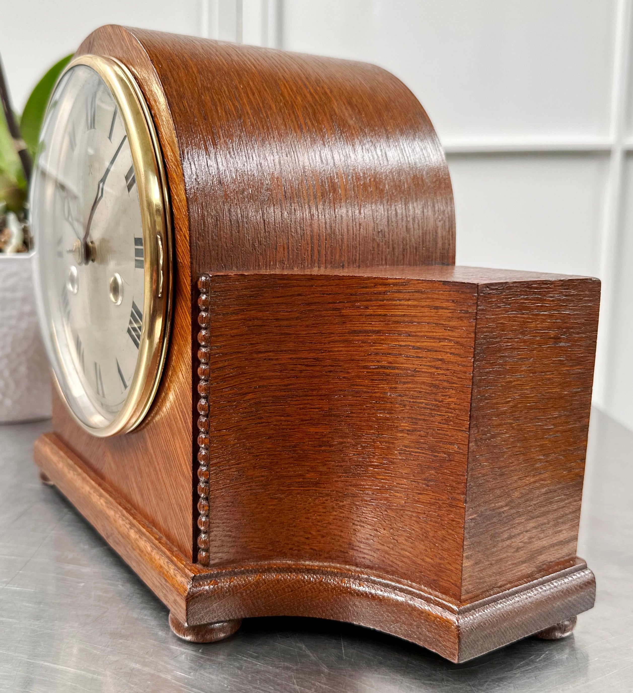 Vintage HAC Hammer on Coil Strike Mantel Clock | Adelaide Clocks