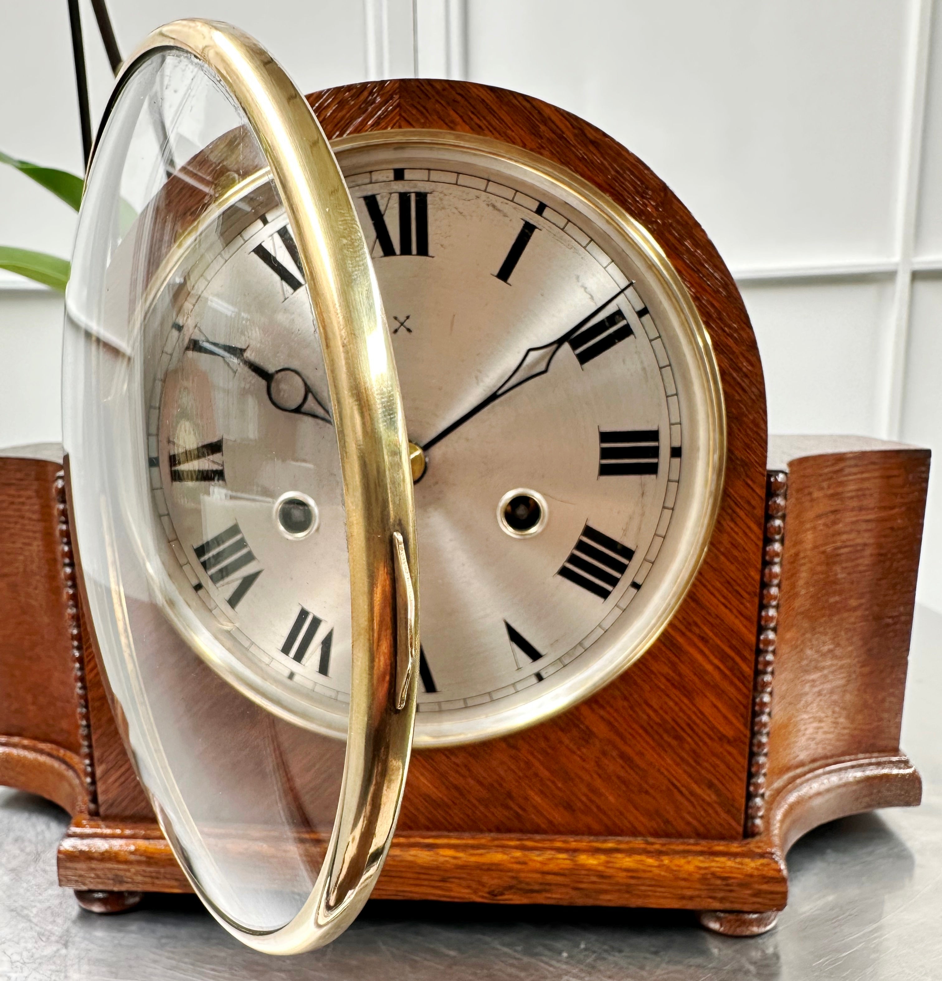 Vintage HAC Hammer on Coil Strike Mantel Clock | Adelaide Clocks