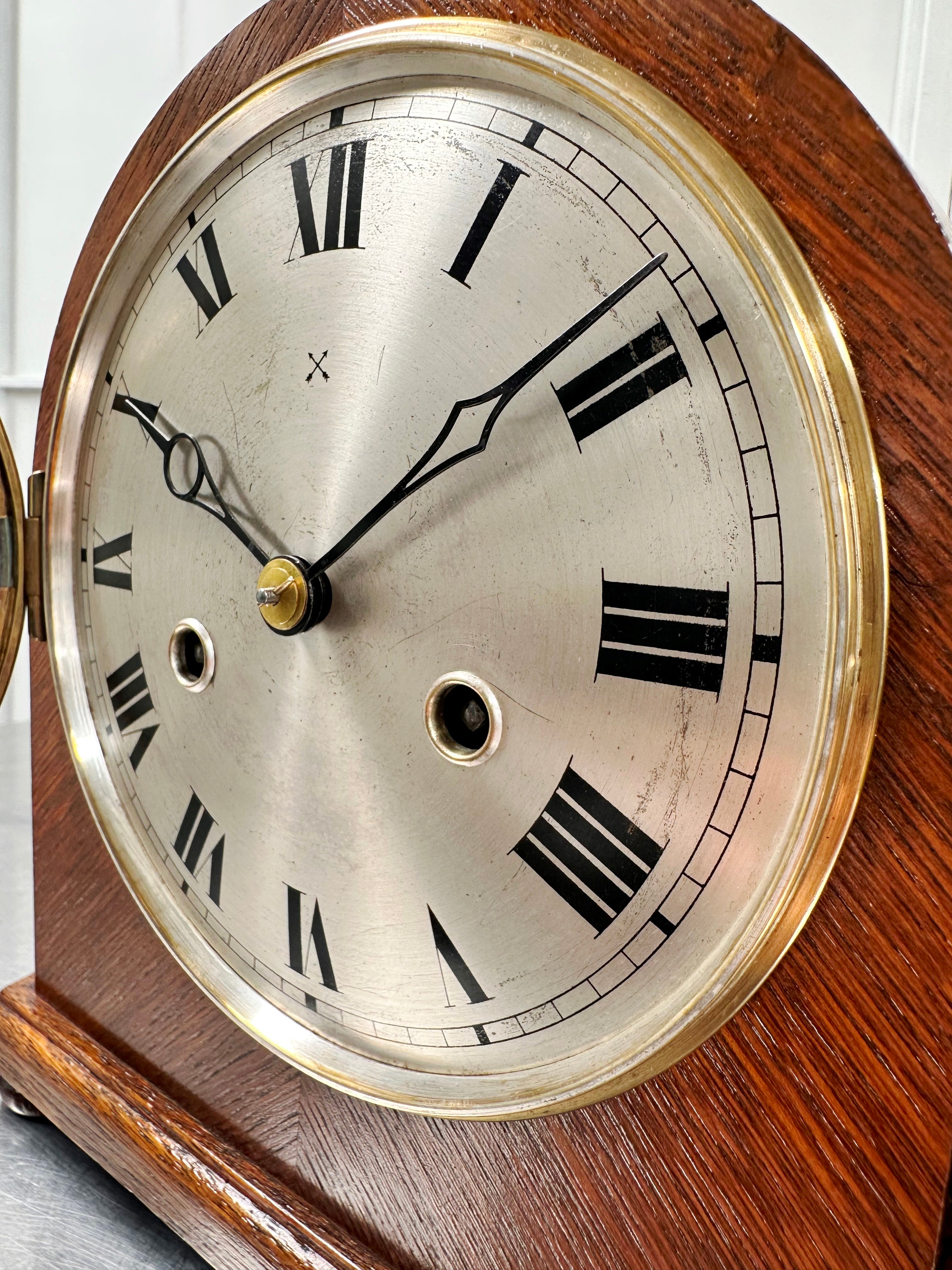 Vintage HAC Hammer on Coil Strike Mantel Clock | Adelaide Clocks