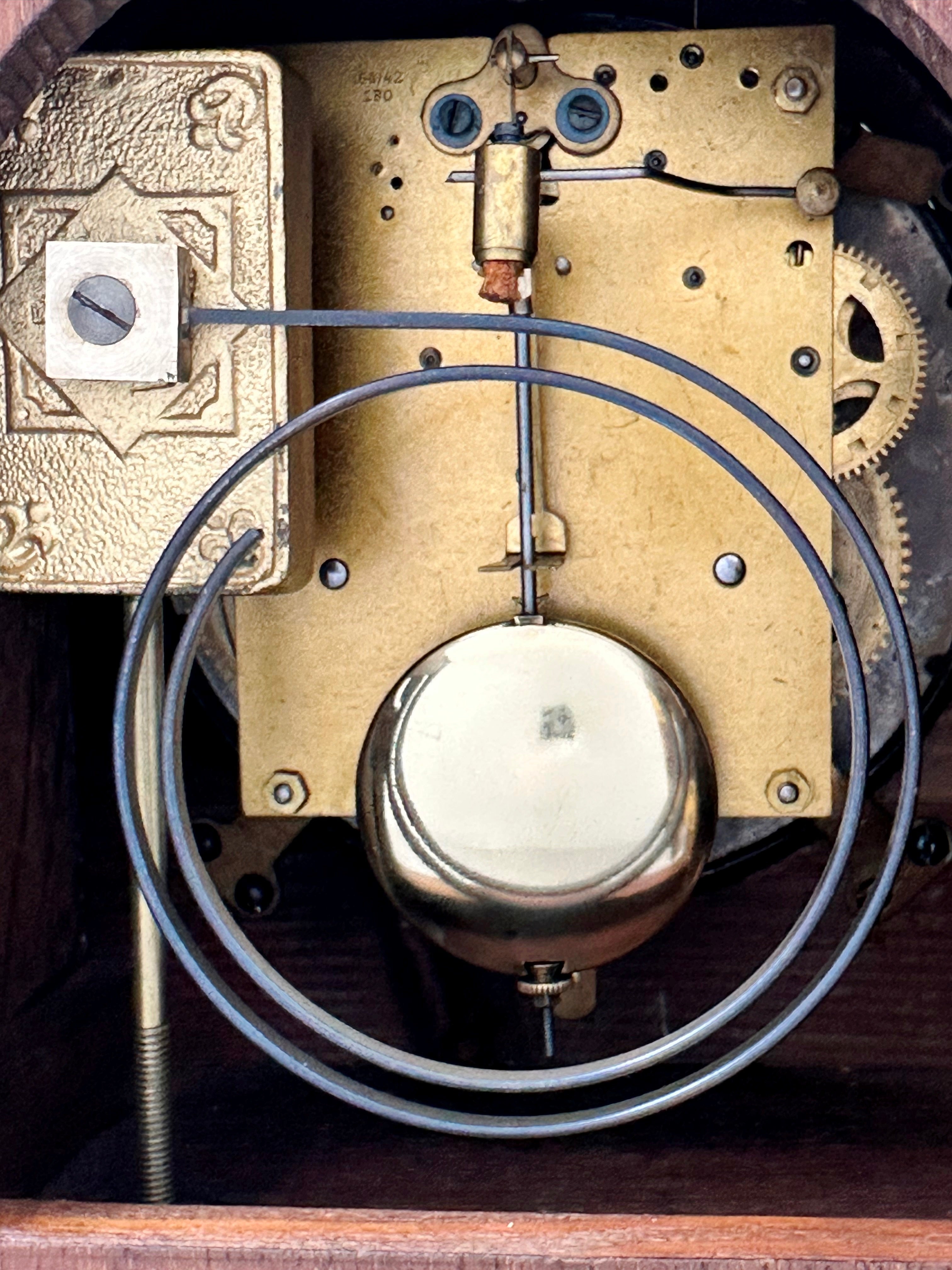 Vintage HAC Hammer on Coil Strike Mantel Clock | Adelaide Clocks