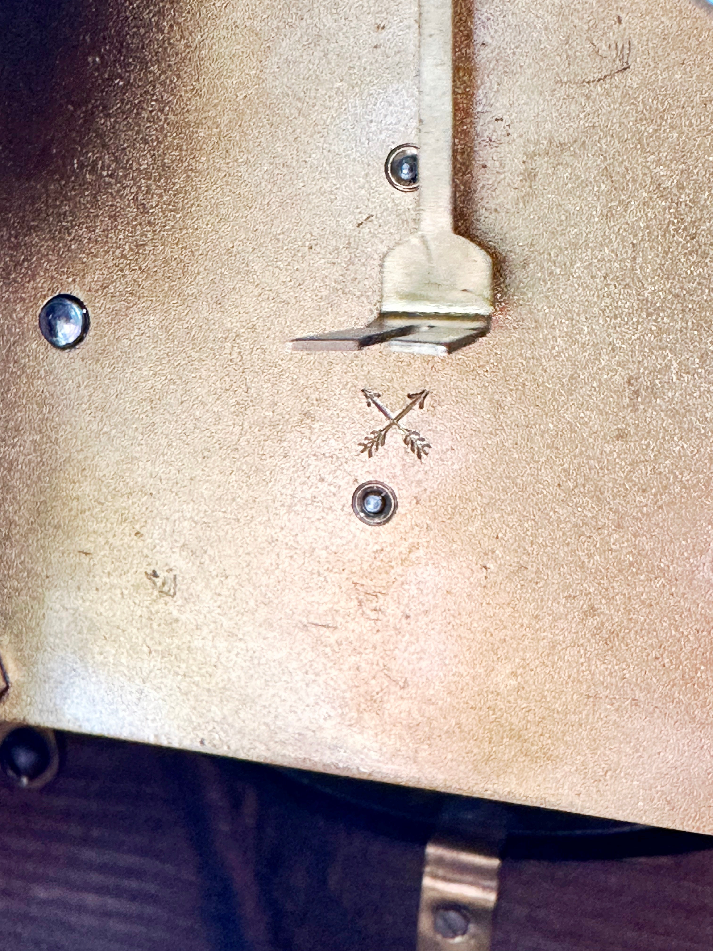 Vintage HAC Hammer on Coil Strike Mantel Clock | Adelaide Clocks