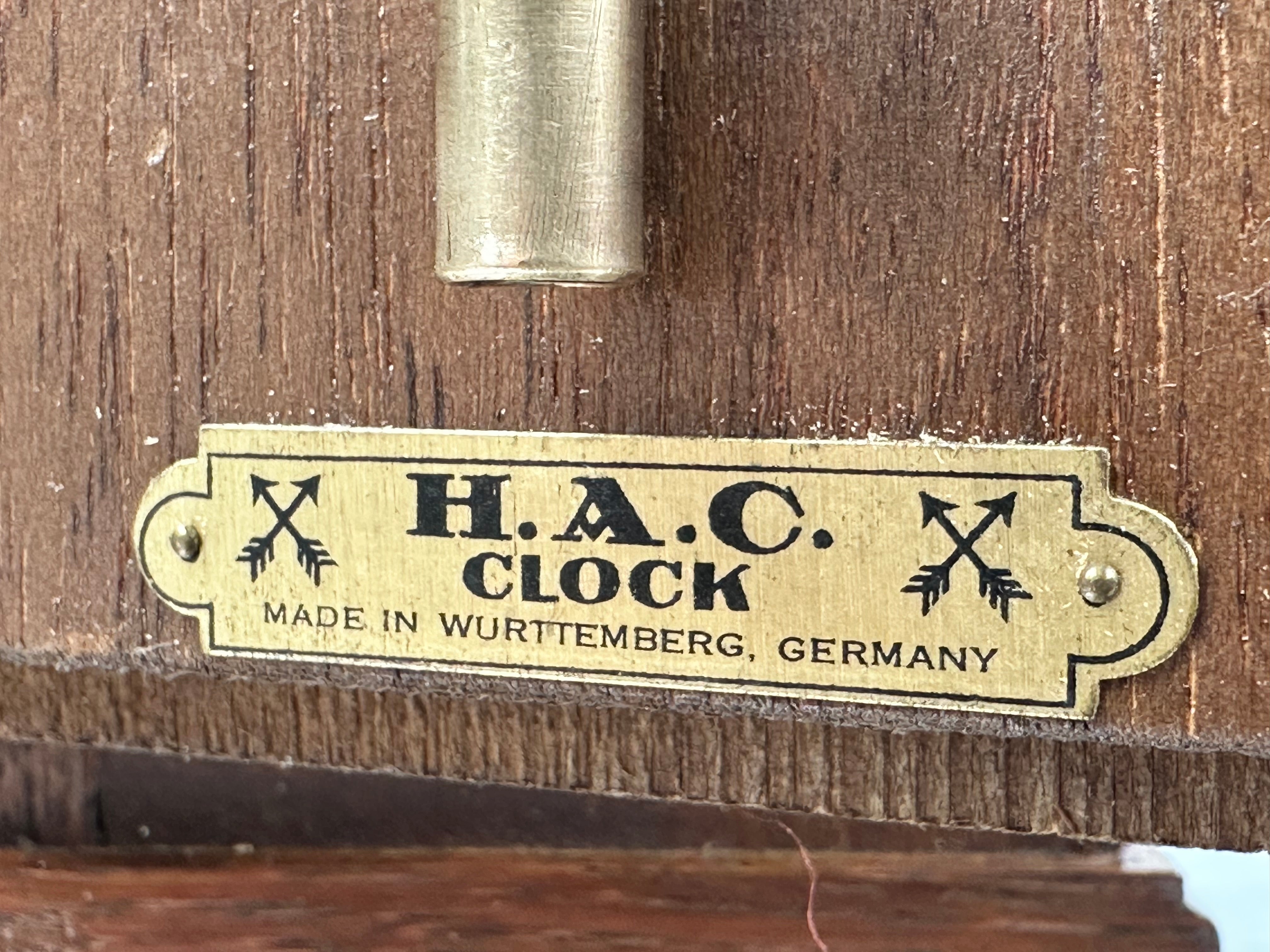 Vintage HAC Hammer on Coil Strike Mantel Clock | Adelaide Clocks