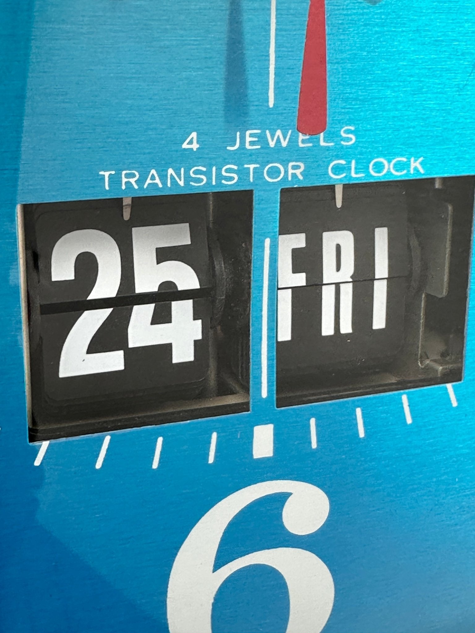 Vintage Manix Television Perpetual Calendar Battery Wall Clock  | Adelaide Clocks