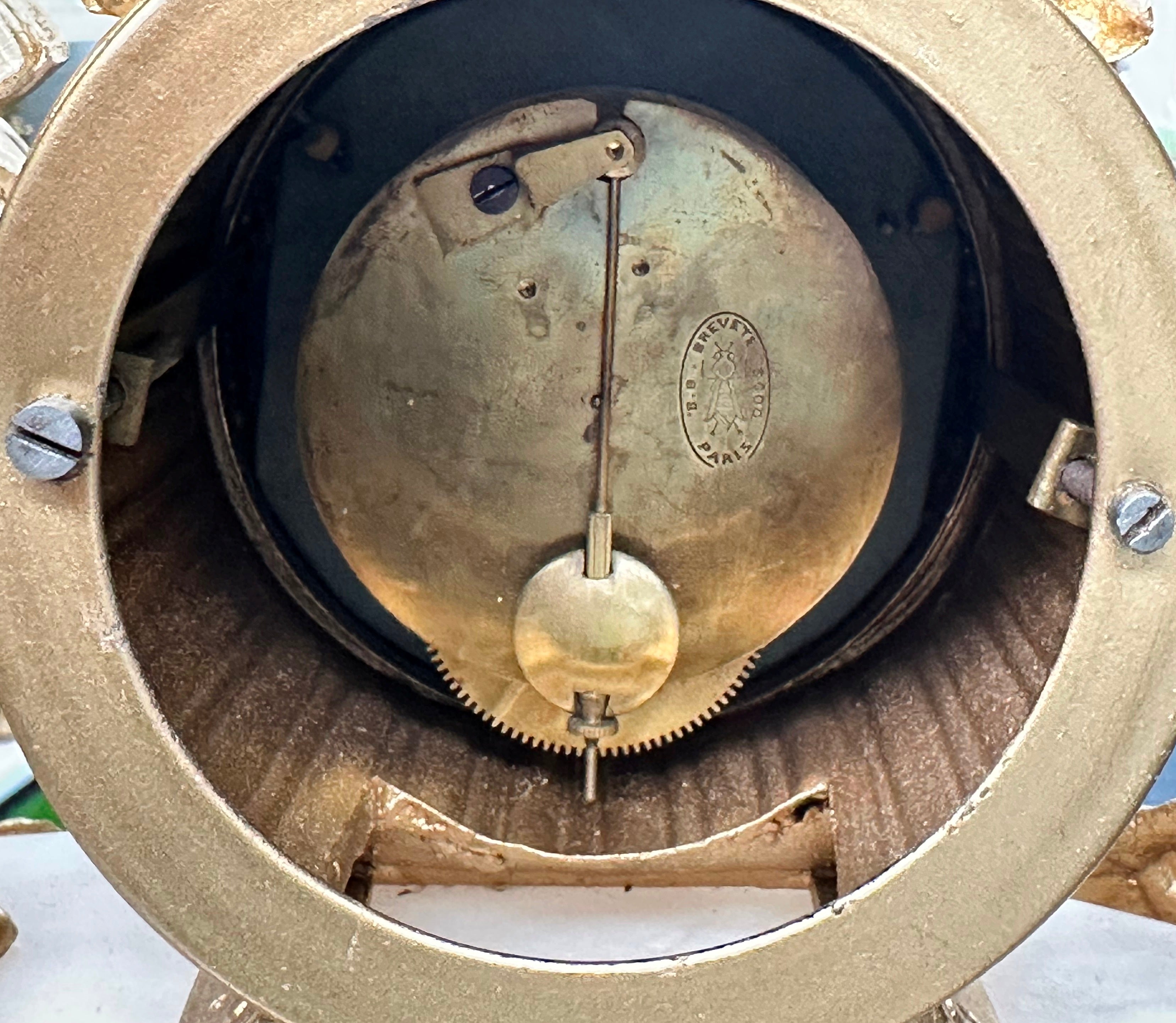 Antique Original Ormolu Spelter French Pendulum Clock | Adelaide Clocks