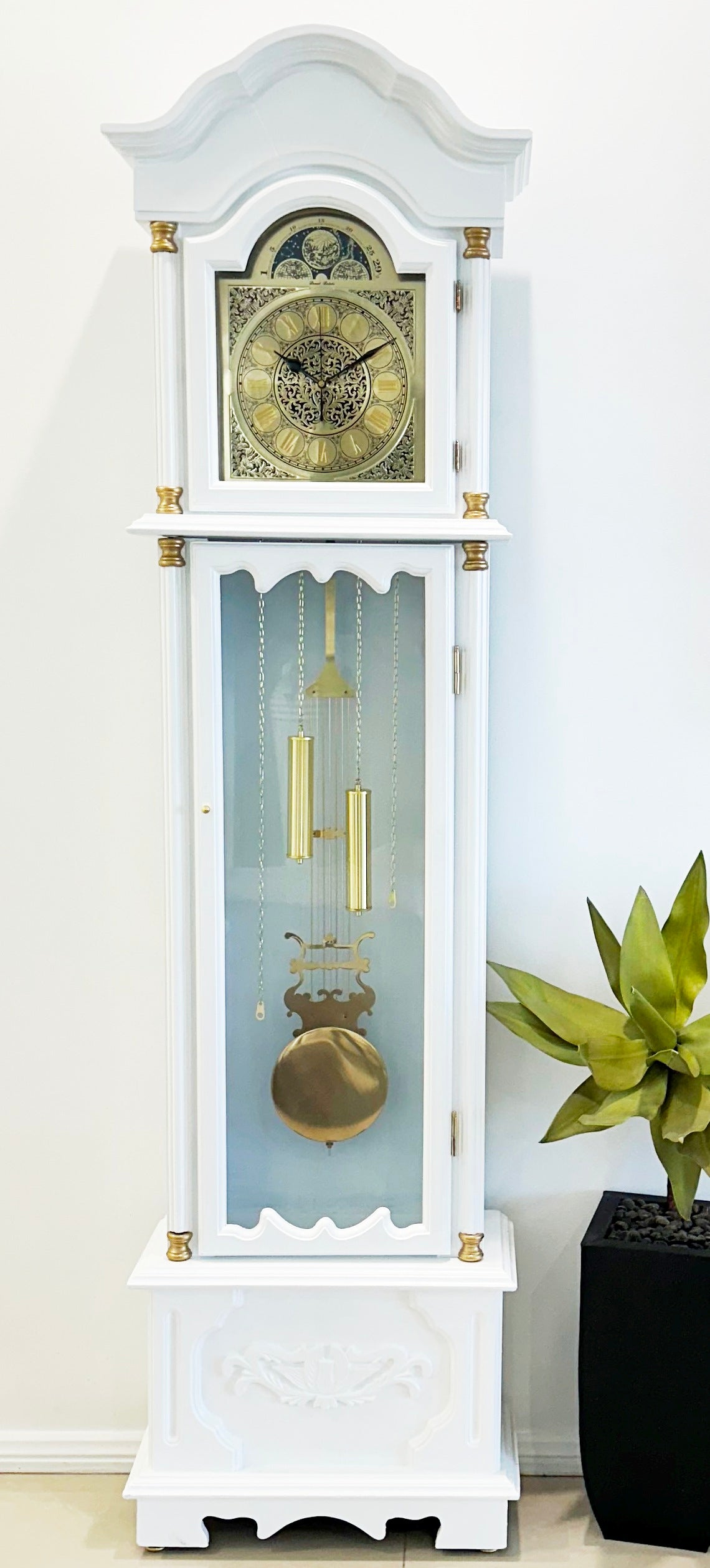 Vintage Daniel Dakota Musical Quartz Grandfather Clock | Adelaide Clocks
