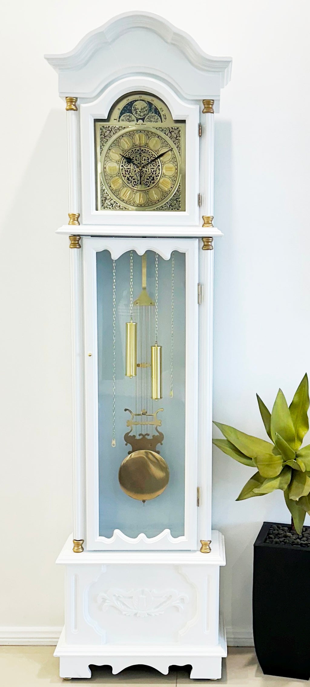 Vintage Daniel Dakota Musical Quartz Grandfather Clock | Adelaide Clocks