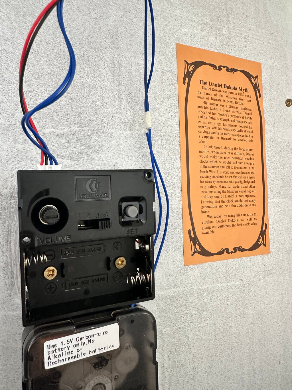 Vintage Daniel Dakota Musical Quartz Grandfather Clock | Adelaide Clocks