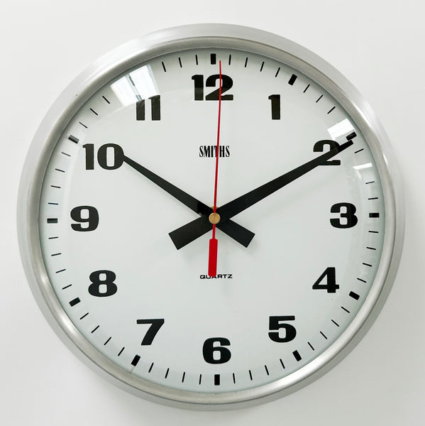 Vintage Smiths Quartz School Station Wall Clock | Adelaide Clocks