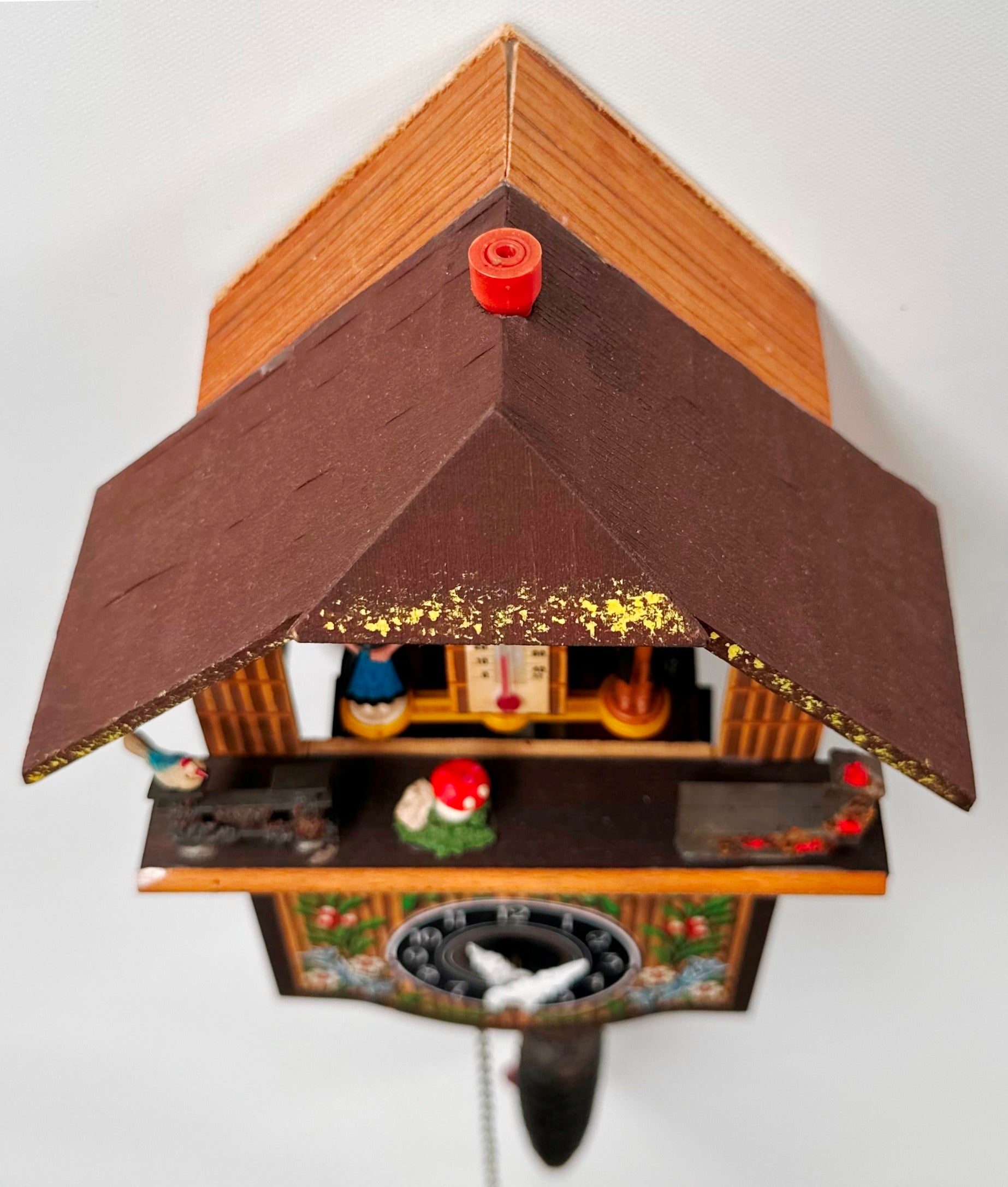 Vintage Toggili Cuckoo Wall Clock with Weather Station House | Adelaide Clocks