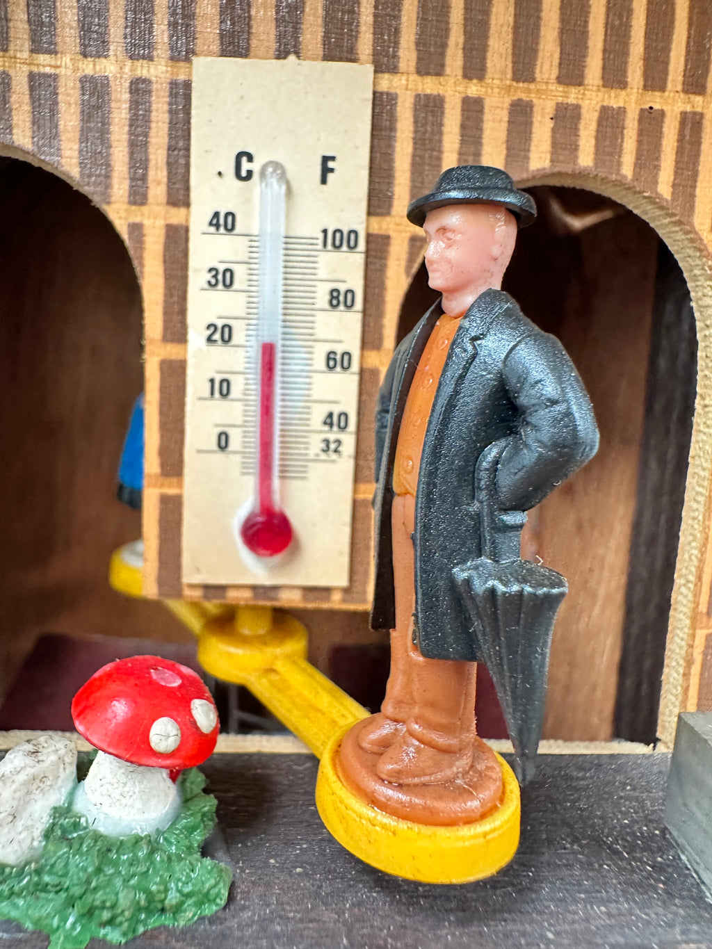 Vintage Toggili Cuckoo Wall Clock with Weather Station House | Adelaide Clocks