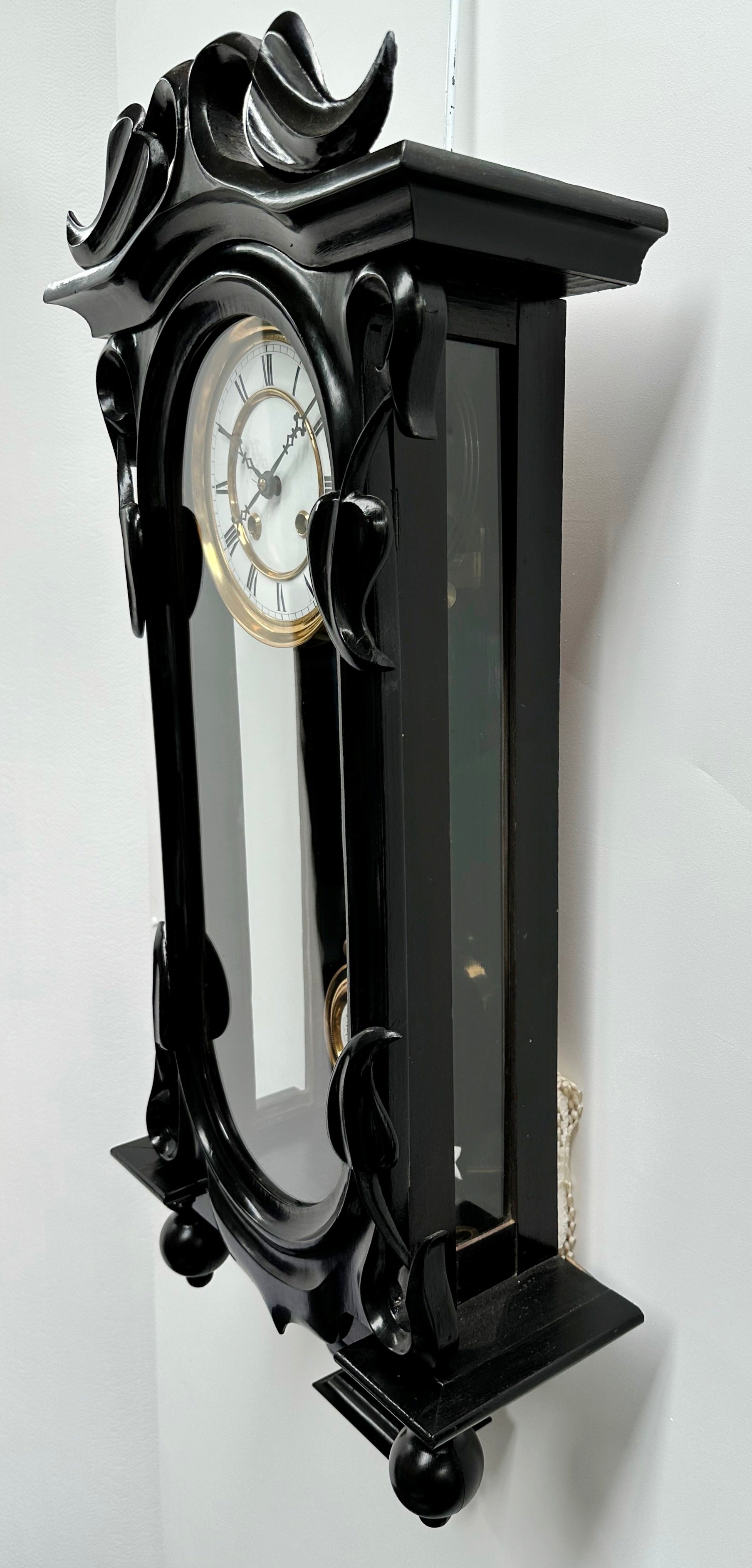 Original Antique Vienna Regulator Pendulum Chime Wall Clock | Adelaide Clocks