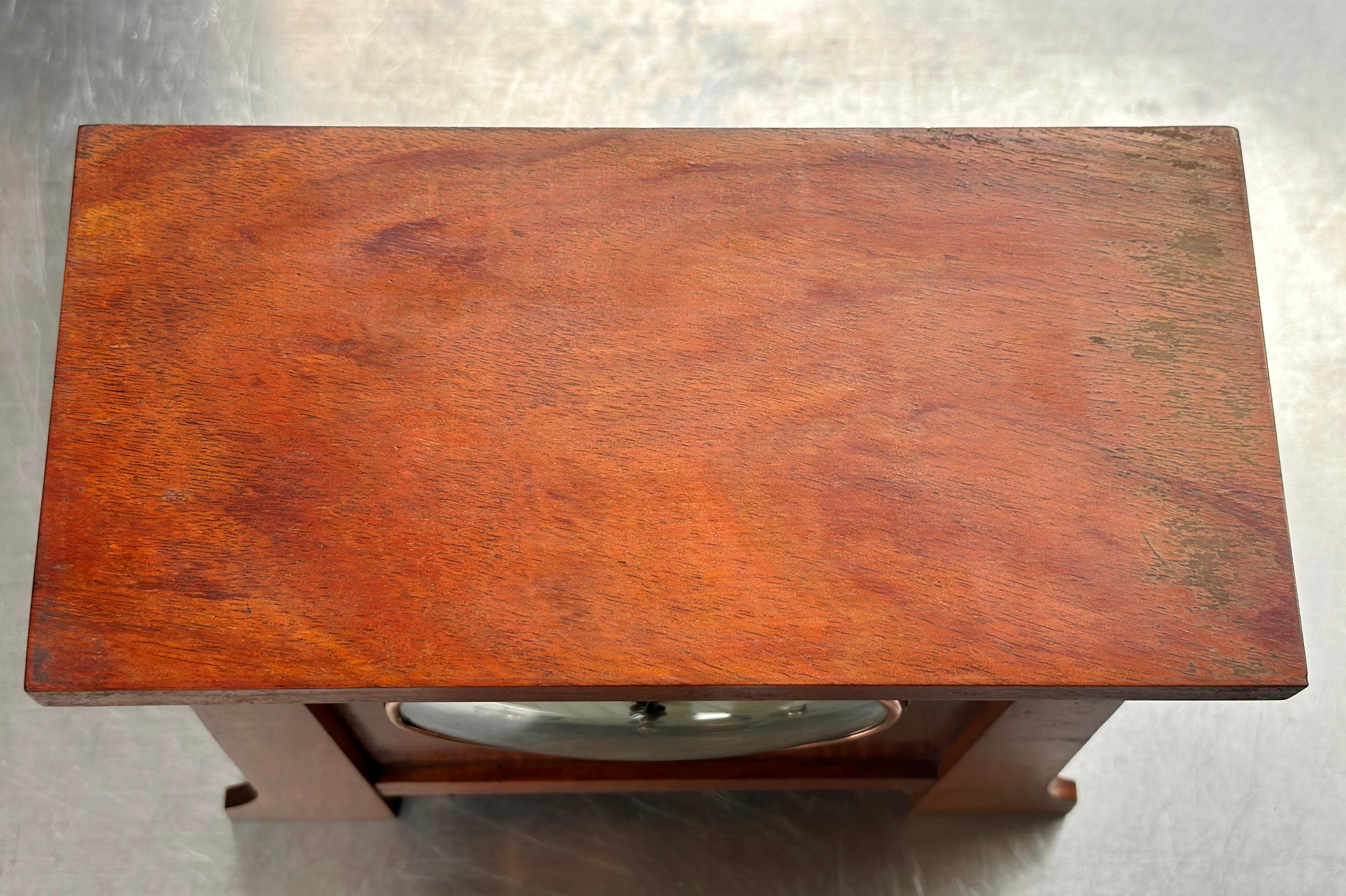  Antique GILBERT U.S.A Bell Chime and Hammer on Coil Strike Mantel Clock | Adelaide Clocks