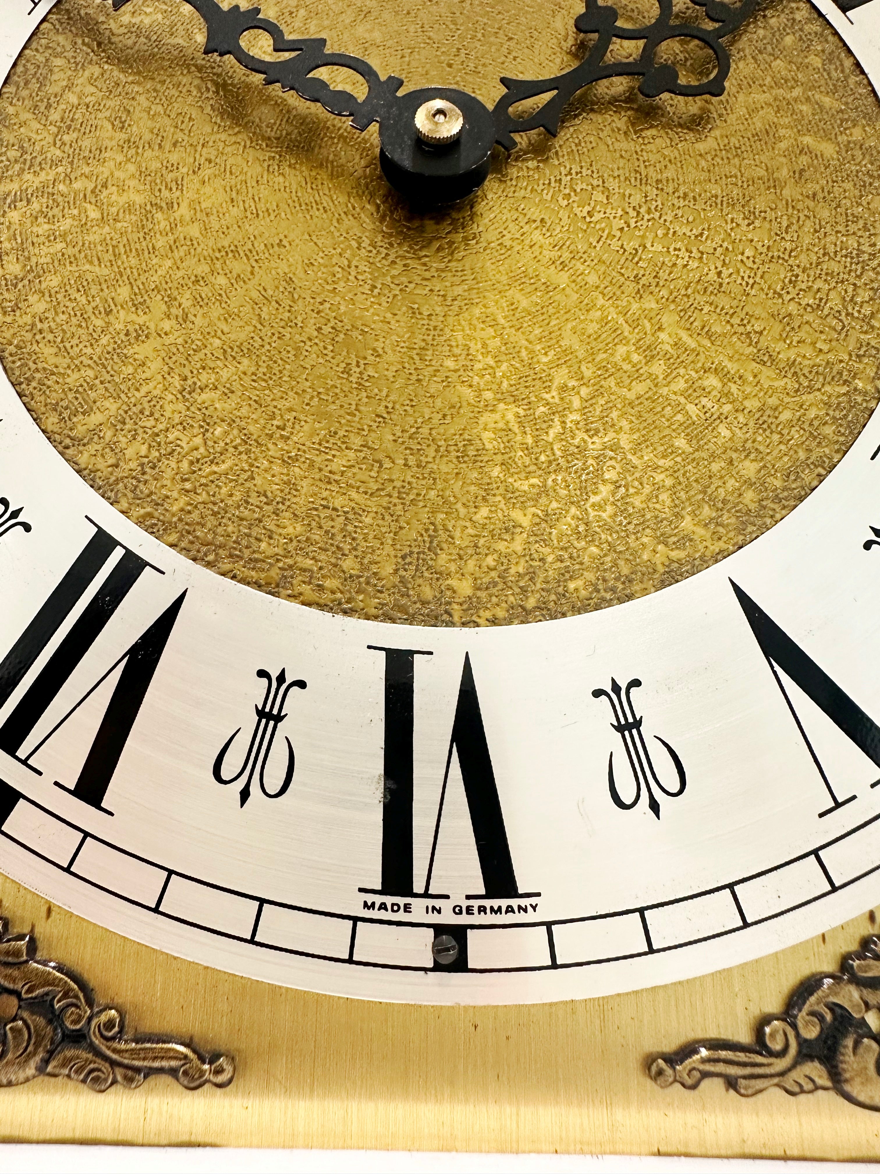 Vintage Moon Phase White Grandfather Clock, West, Whitt & St Mich Chimes | Adelaide Clocks