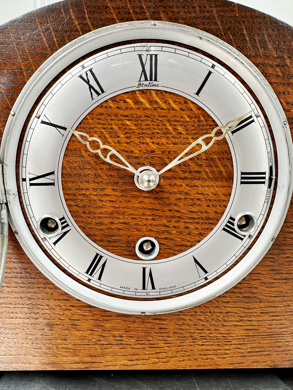 Vintage BenTime PERIVALE Westminster Chime Mantel Clock | Adelaide Clocks