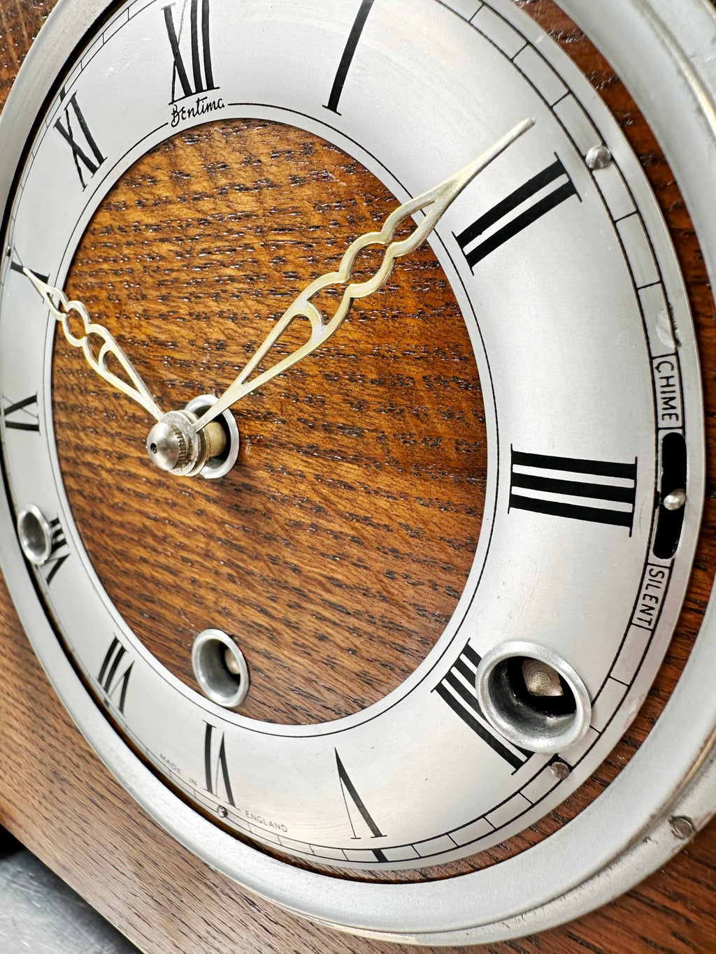 Vintage BenTime PERIVALE Westminster Chime Mantel Clock | Adelaide Clocks
