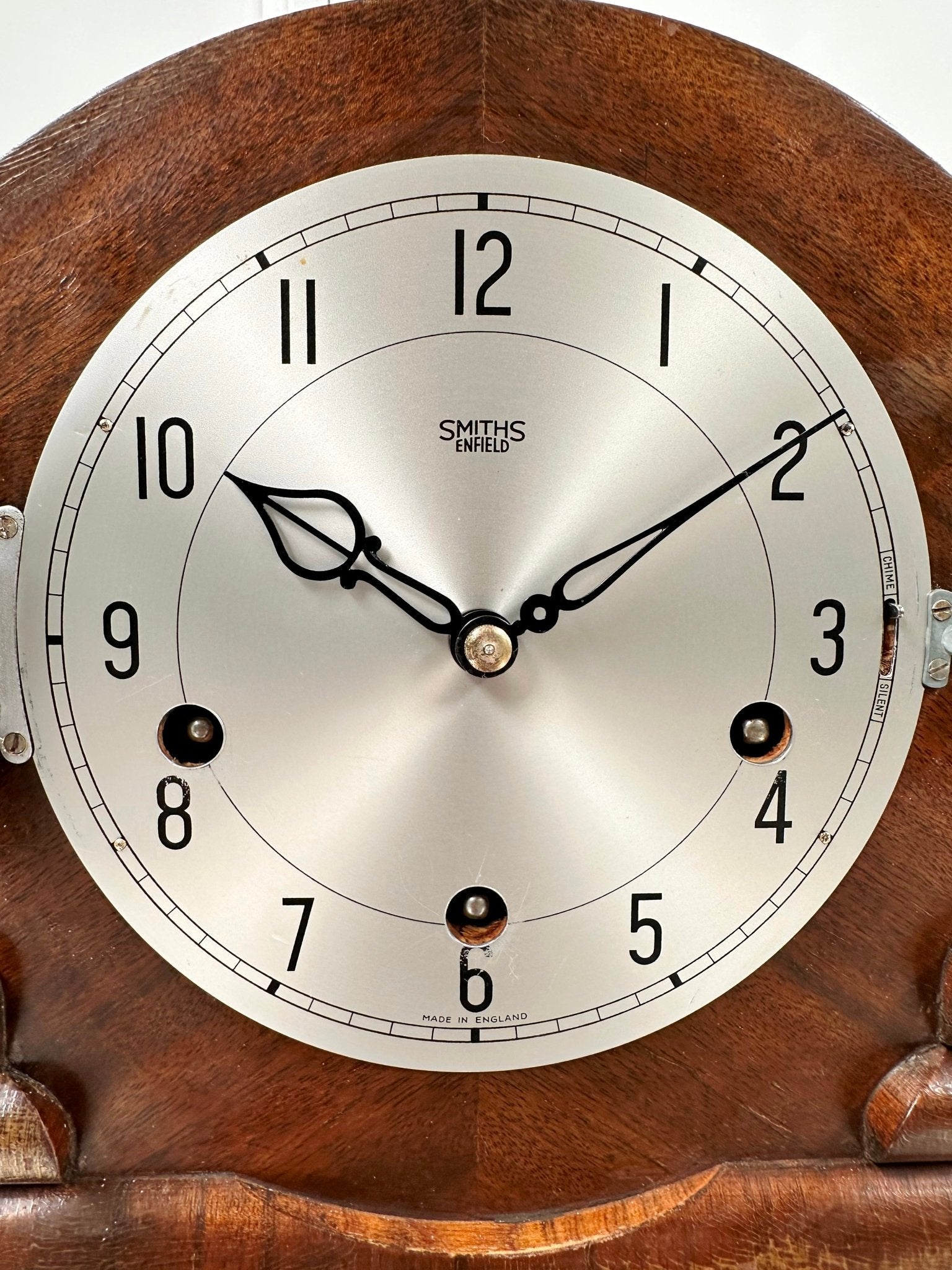 Vintage Art Deco Smiths Enfield Westminster Chime Mantel Clock | Adelaide Clocks