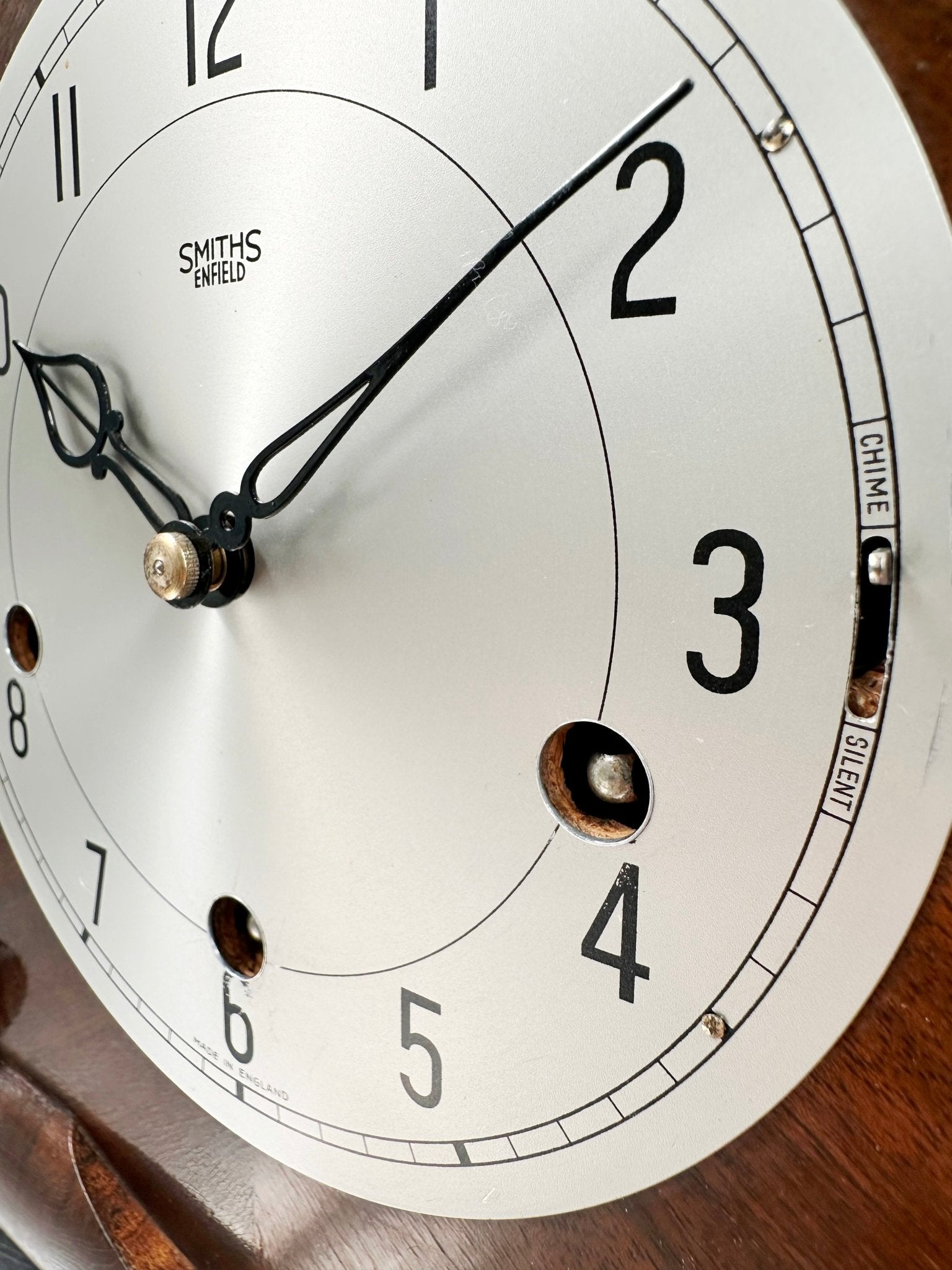 Vintage Art Deco Smiths Enfield Westminster Chime Mantel Clock | Adelaide Clocks