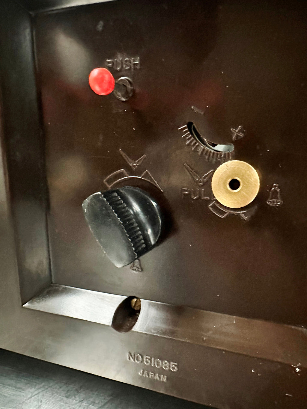 Vintage Art Deco Rhythm Alarm Mantel Desk Clock | Adelaide Clocks