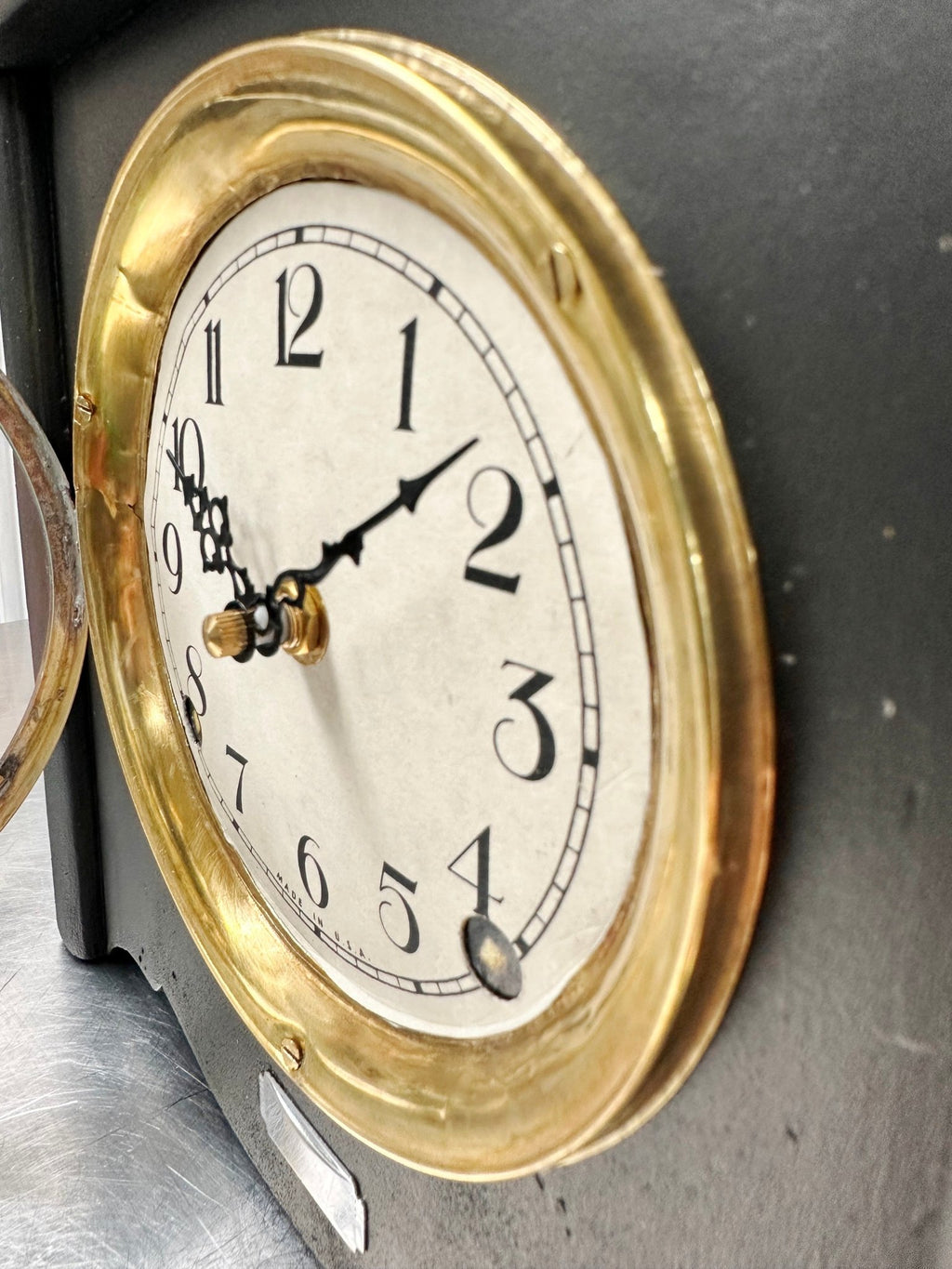 Antique American Wooden Mantel Quartz Clock | Adelaide Clocks