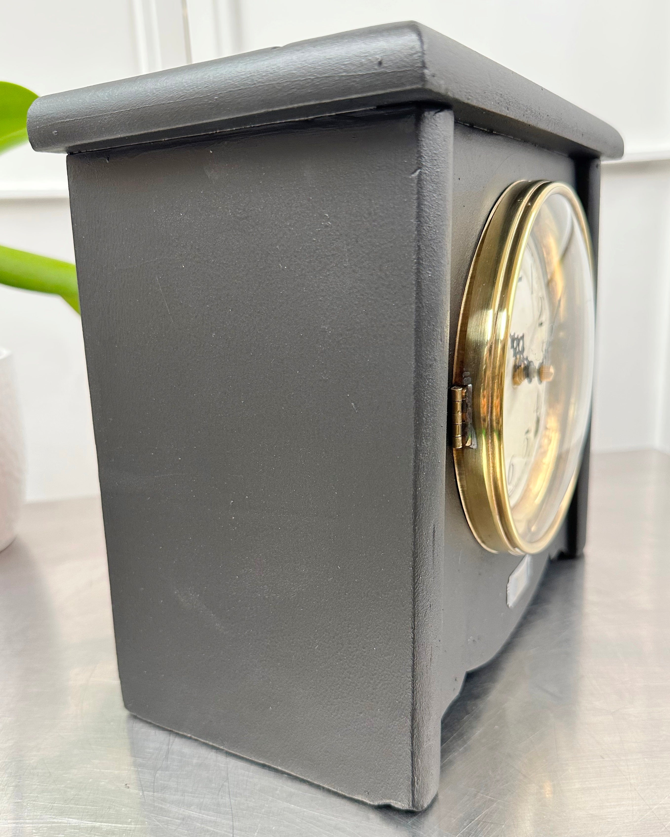 Antique American Wooden Mantel Quartz Clock | Adelaide Clocks