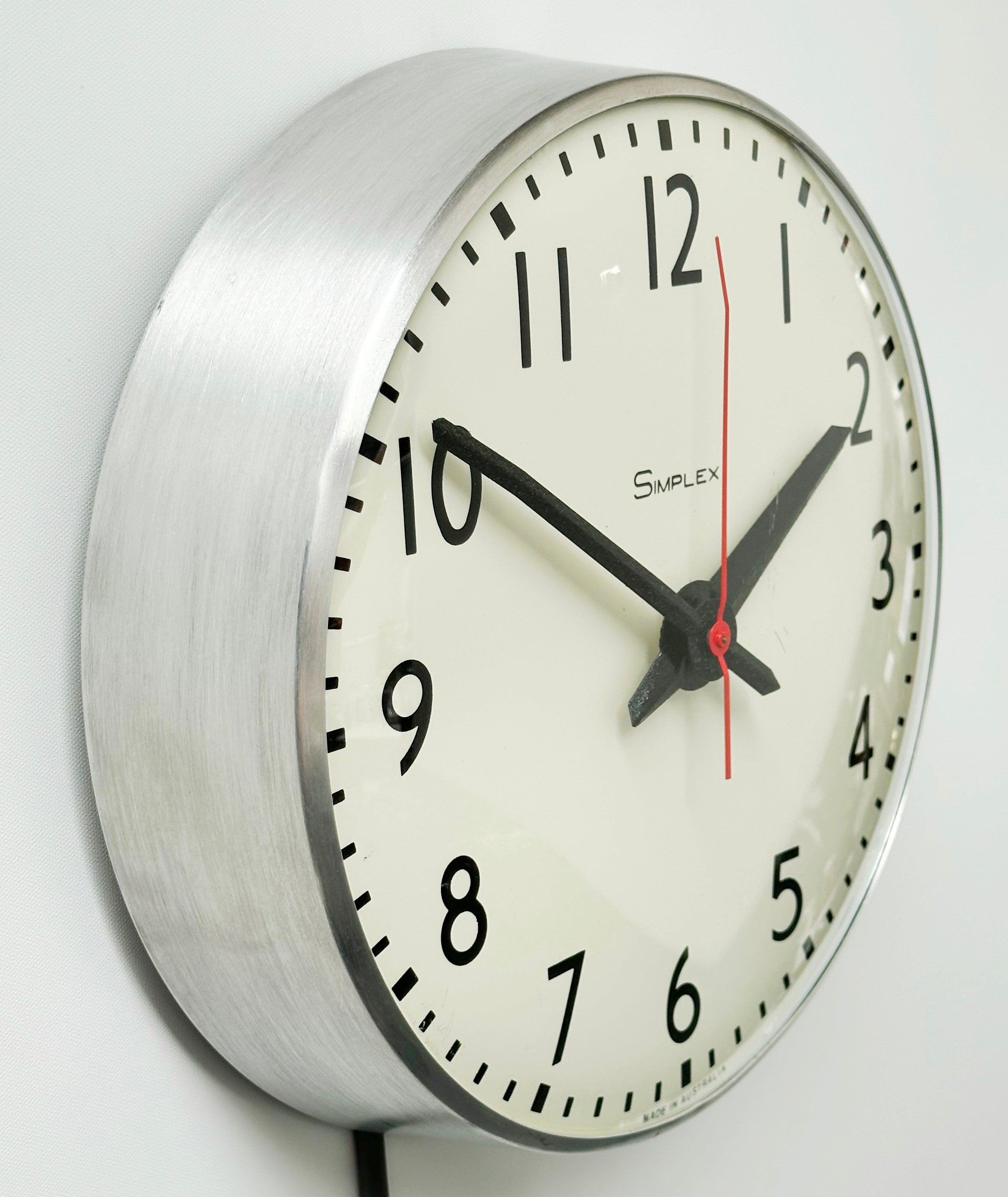 Vintage SIMPLEX Electric School Station Wall Clock | Adelaide Clocks