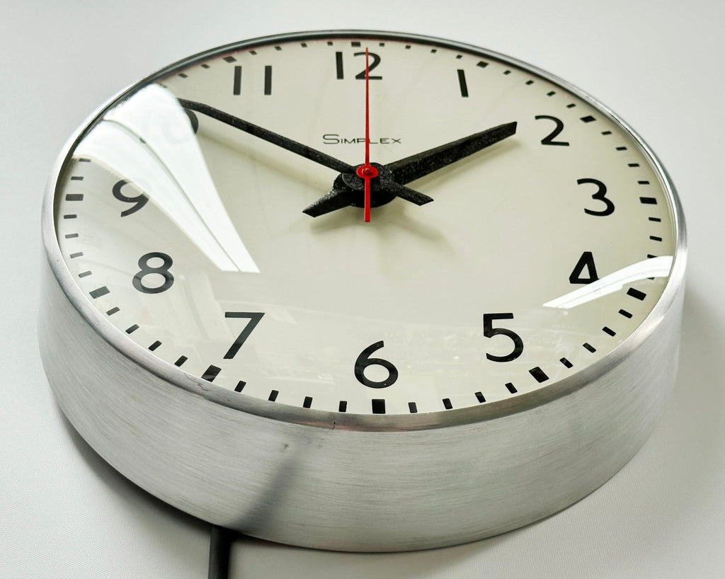 Vintage SIMPLEX Electric School Station Wall Clock | Adelaide Clocks