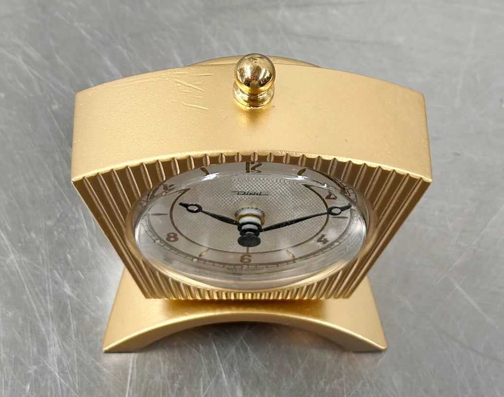 Vintage Diehl German Alarm Quartz Desk Clock | Adelaide Clocks