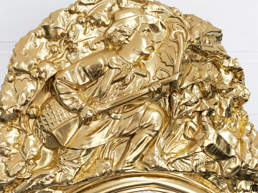 Antique Comtoise / Morbier French Pendulum Bell Strike Wall Clock | eXibit collection