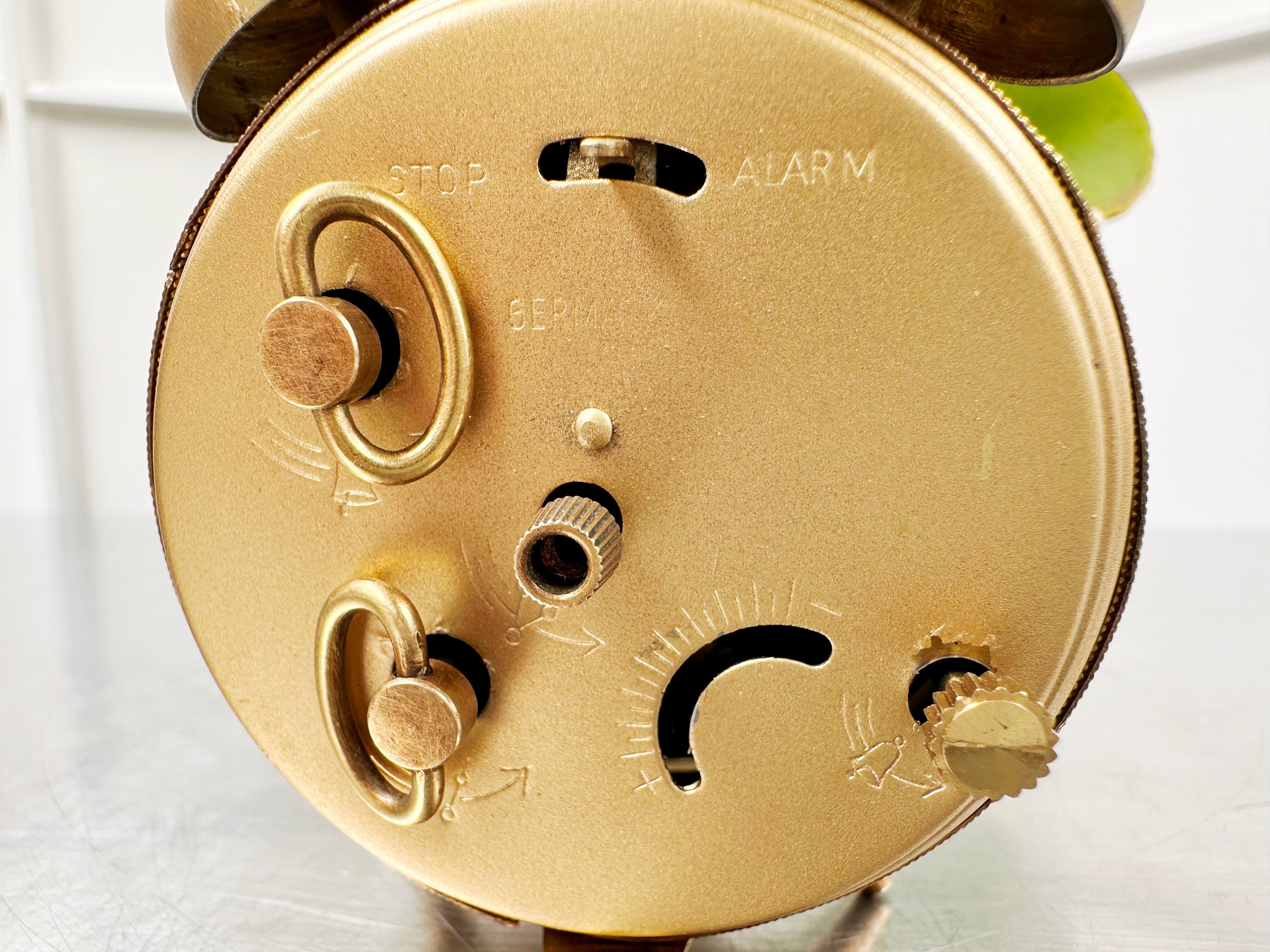 Vintage SUSSEX Twin Bell German Alarm Desk Clock | Adelaide Clocks