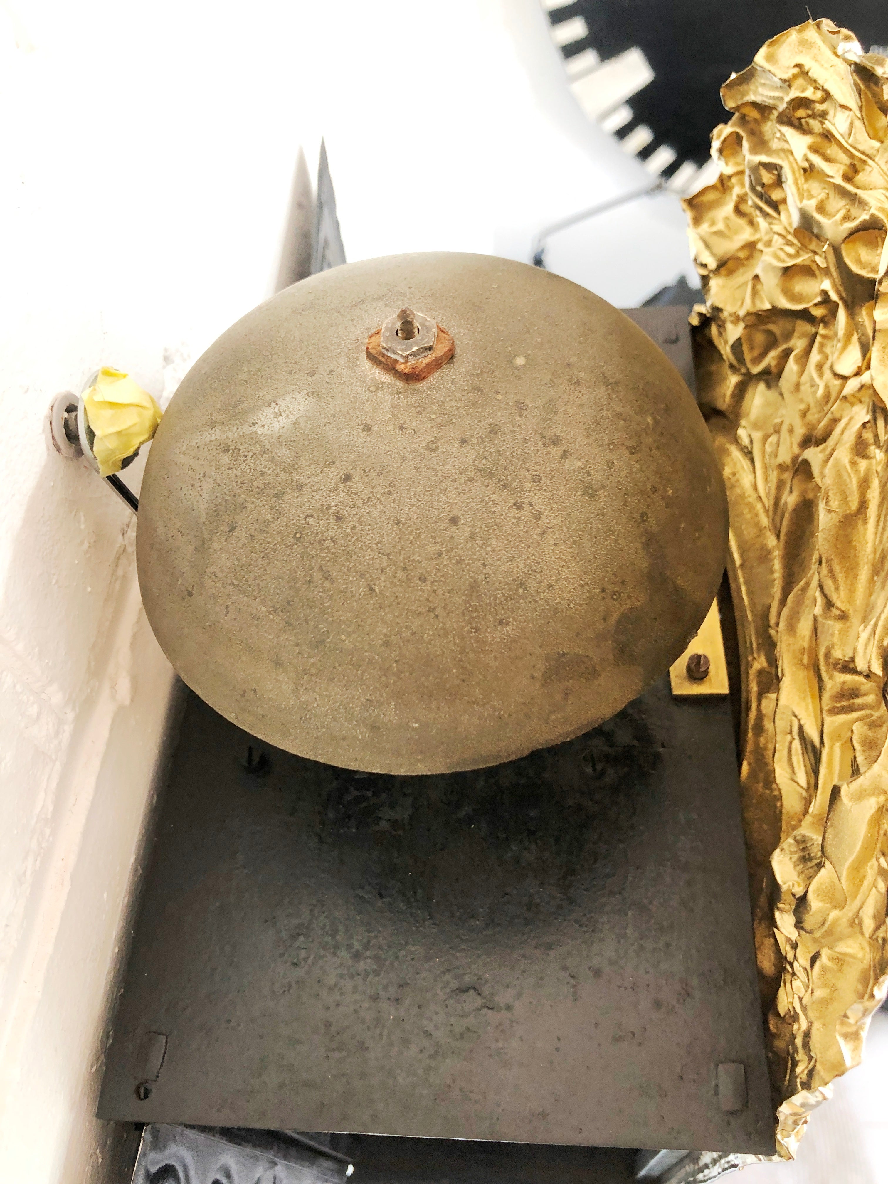 Antique Comtoise / Morbier French Pendulum Bell Strike Wall Clock | eXibit collection