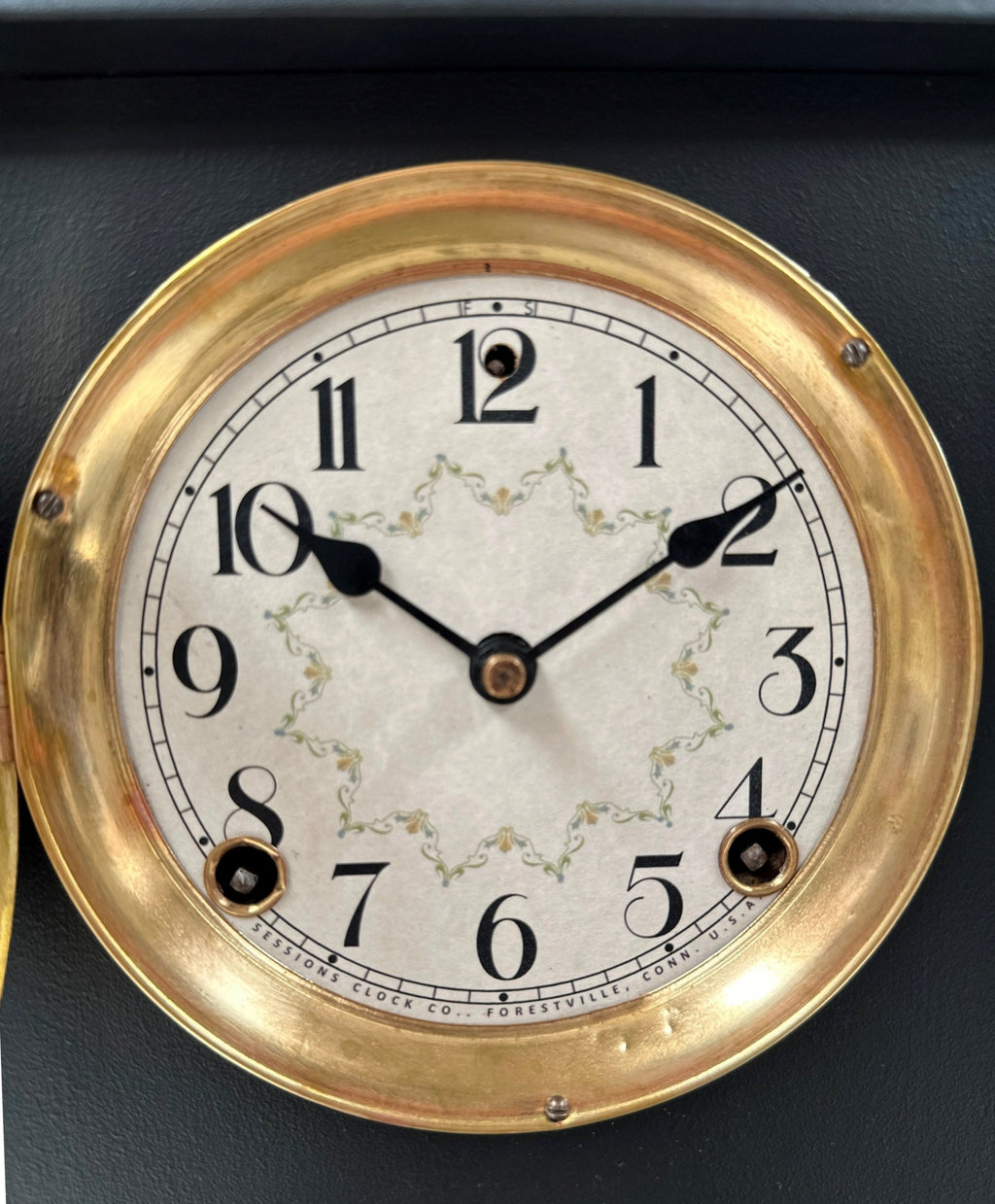 Antique Sessions USA Bell & Hammer Strike Mantel Clock | Adelaide Clocks