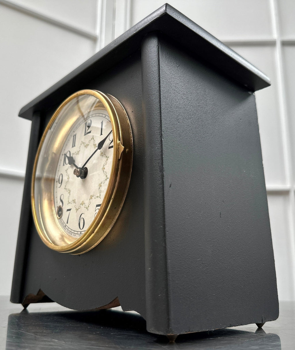 Antique Sessions USA Bell & Hammer Strike Mantel Clock | Adelaide Clocks