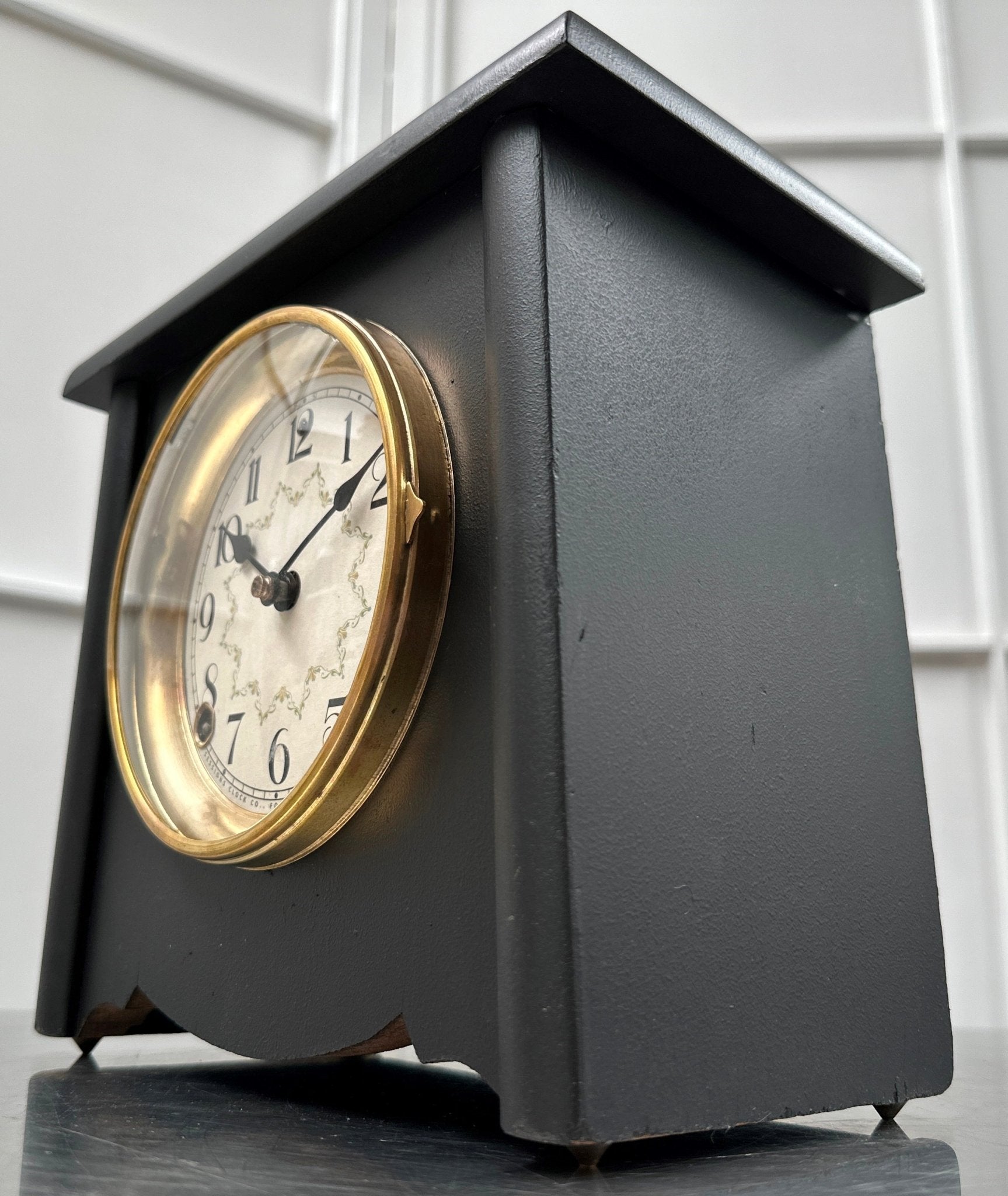 Antique Sessions USA Bell & Hammer Strike Mantel Clock | Adelaide Clocks