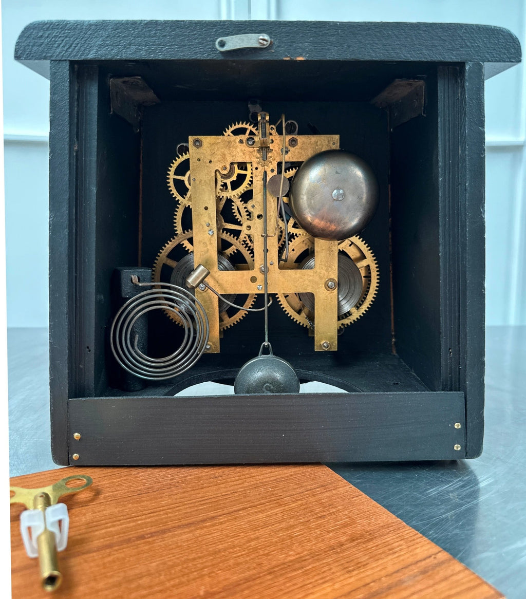 Antique Sessions USA Bell & Hammer Strike Mantel Clock | Adelaide Clocks