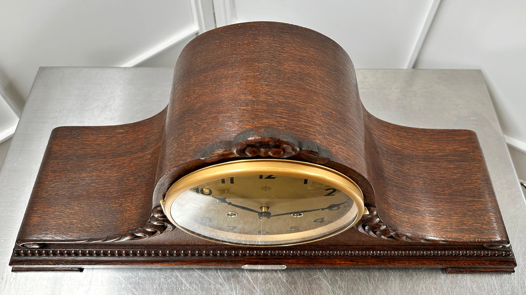 Vintage Art Deco Junghans Hammer on Rods Bim Bam Chime Mantel Clock | Adelaide Clocks