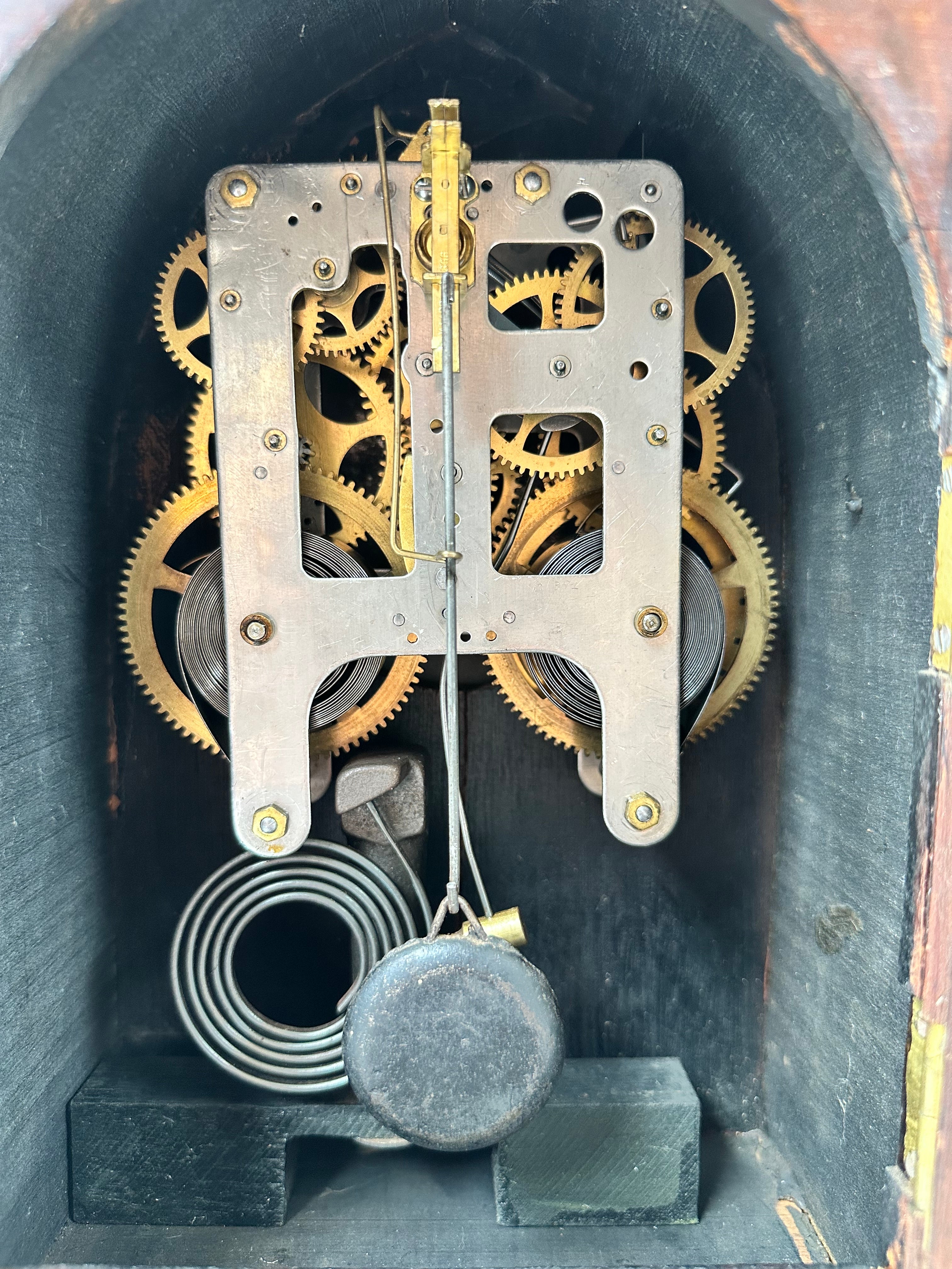 Antique Gilbert Beehive Hammer Strike Mantel Clock | Adelaide Clocks