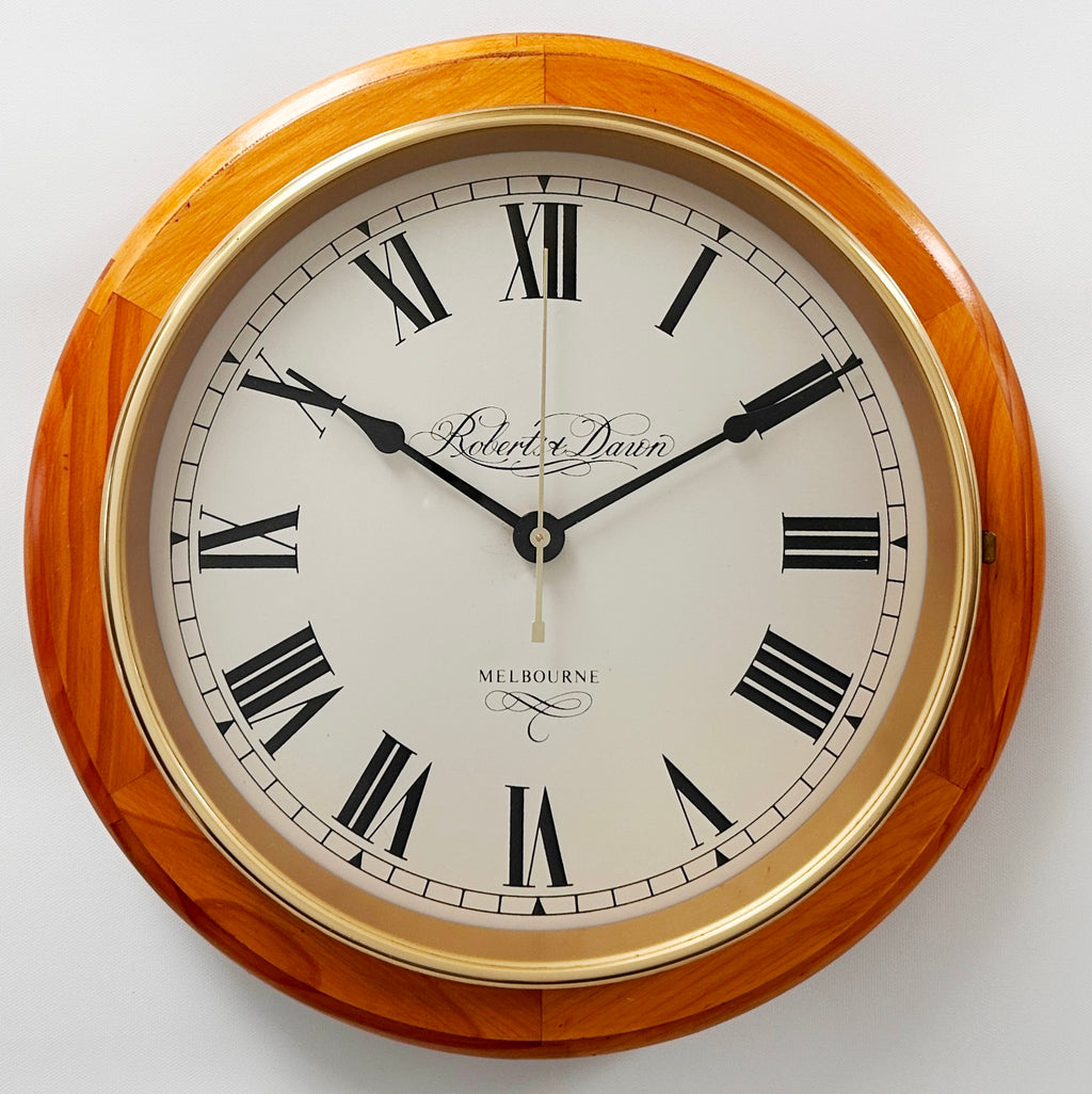 Vintage Melbourne Station Australia Battery Wall Clock  | Adelaide Clocks