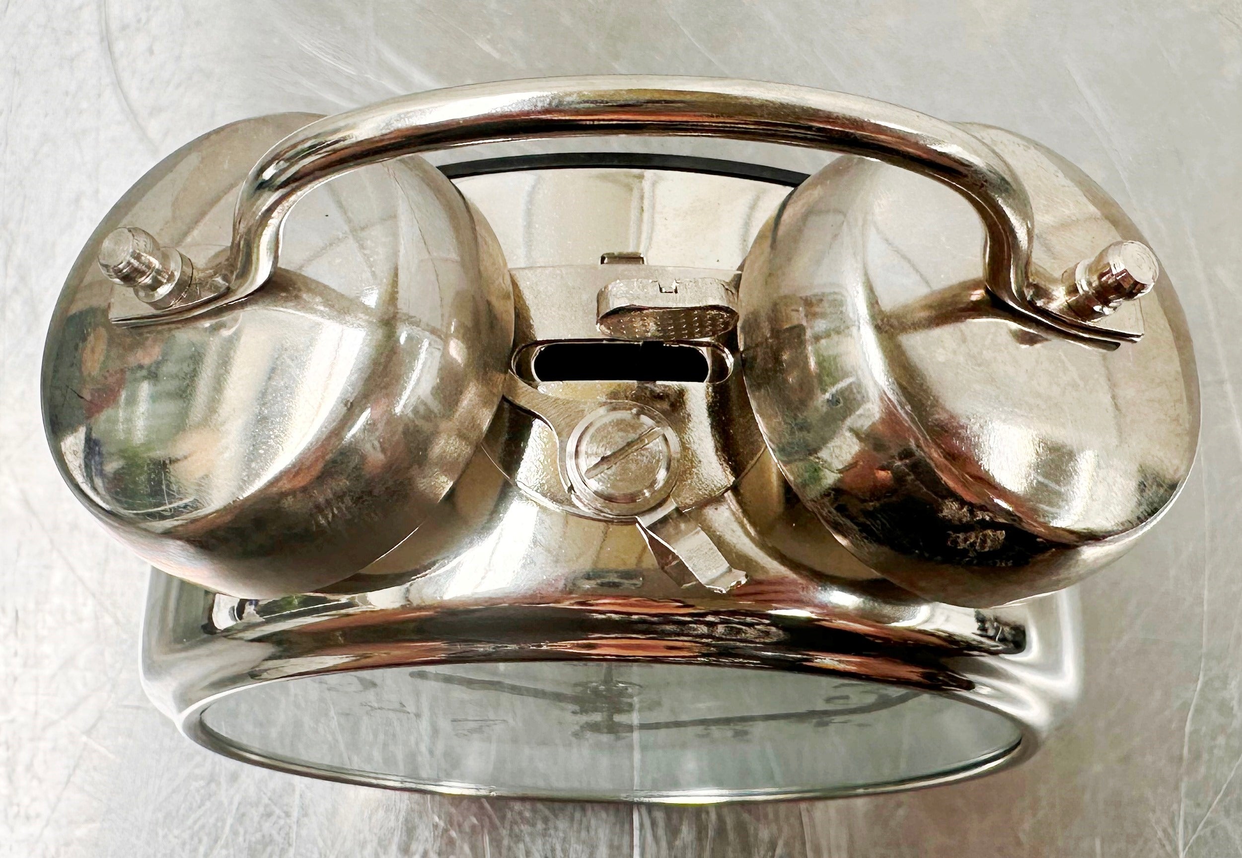 Vintage Aradora Wind-up Twin Bell Alarm Clock | Adelaide Clocks