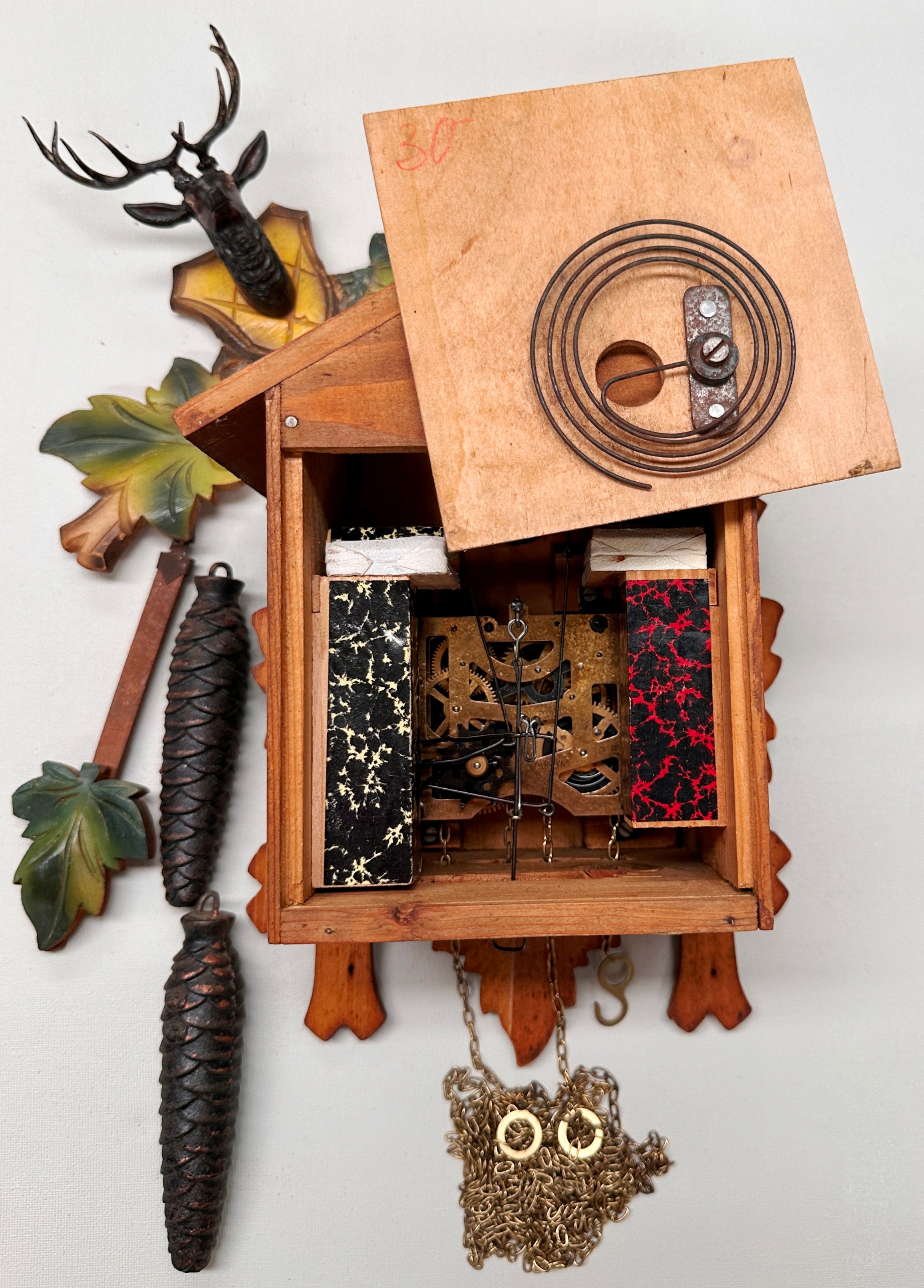 Vintage Blackforest Cuckoo Bird Chime Wall Clock | Adelaide Clocks