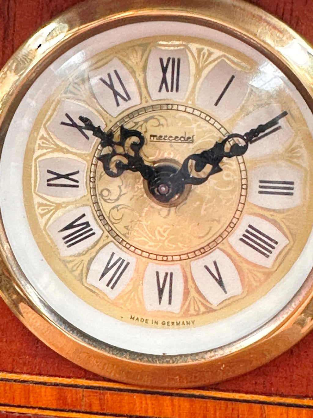 Vintage Art Nouveau Mercedes German Mantel Clock | Adelaide Clocks