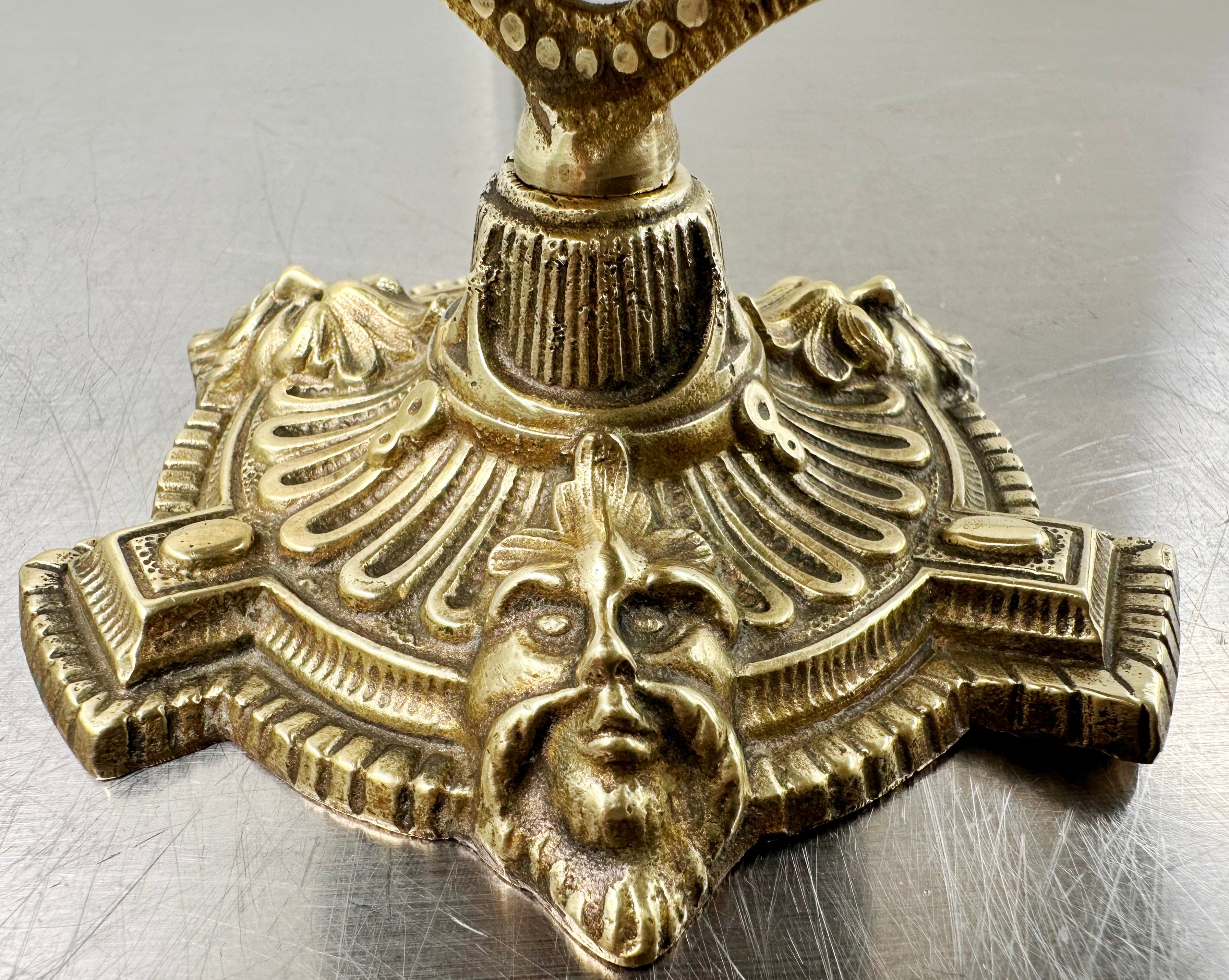 Vintage Ornate BRASS Shop Counter Desk Service Bell | Adelaide Clocks