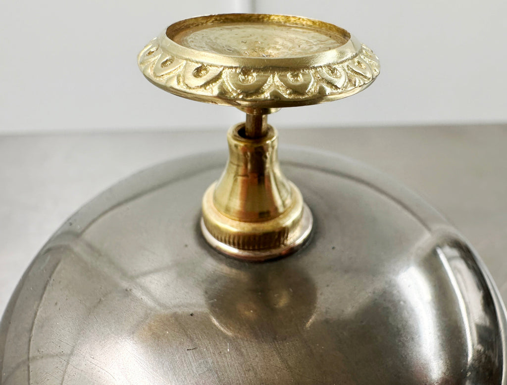 Vintage Ornate BRASS Shop Counter Desk Service Bell | Adelaide Clocks